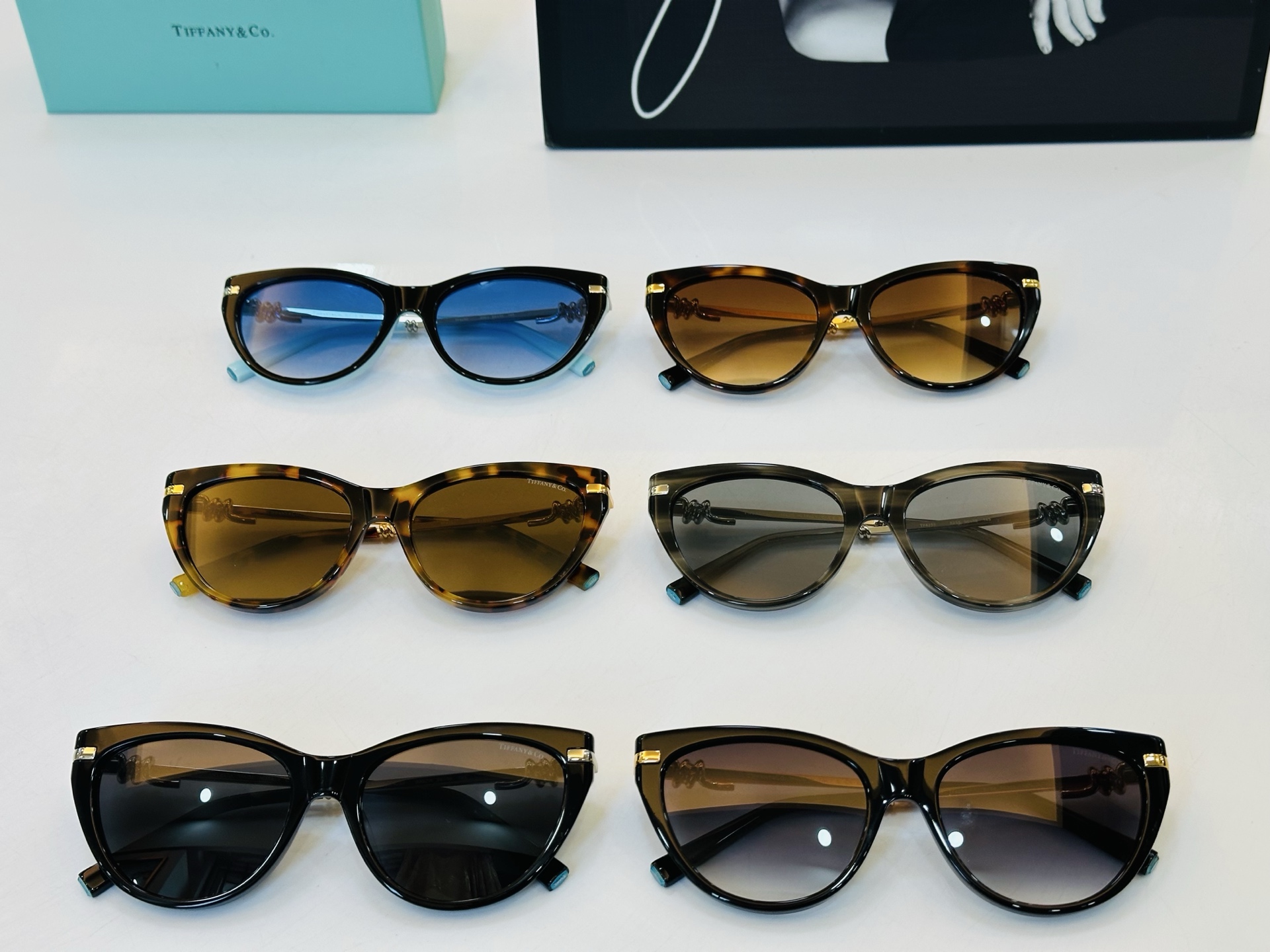 蒂芙家 Tiffany & CO. TF4253 Size：56口18-145 时尚太阳镜架 👍b多色可