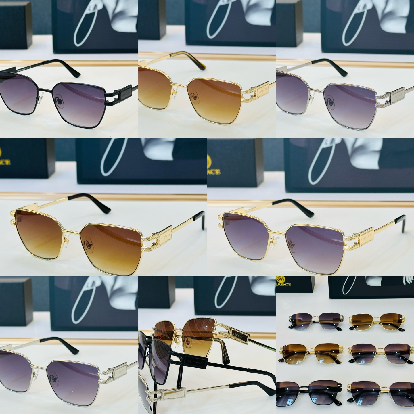 🎉🎉范思家 VERSACE✨✨✨MODEL：VE1301 Size：53口16-140 ✨L 有范