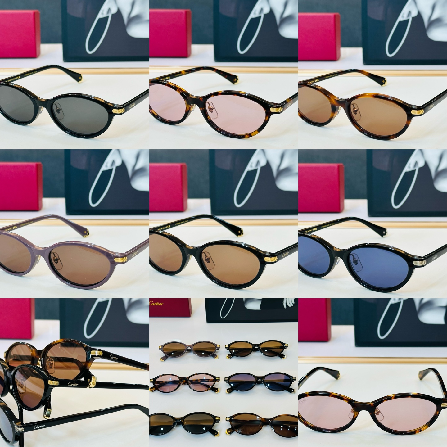 Cartie* 卡家 太阳镜 CT0920S Size：54口17-145电镀工艺精湛气质十足！CC男女
