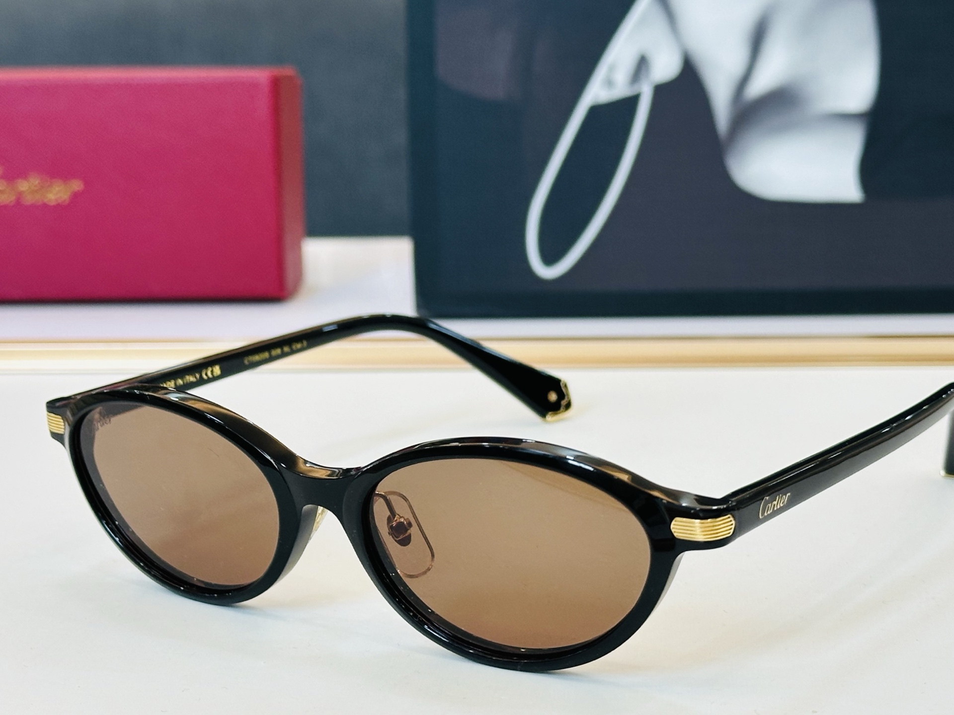 Cartie* 卡家 太阳镜 CT0920S Size：54口17-145电镀工艺精湛气质十足！CC男女