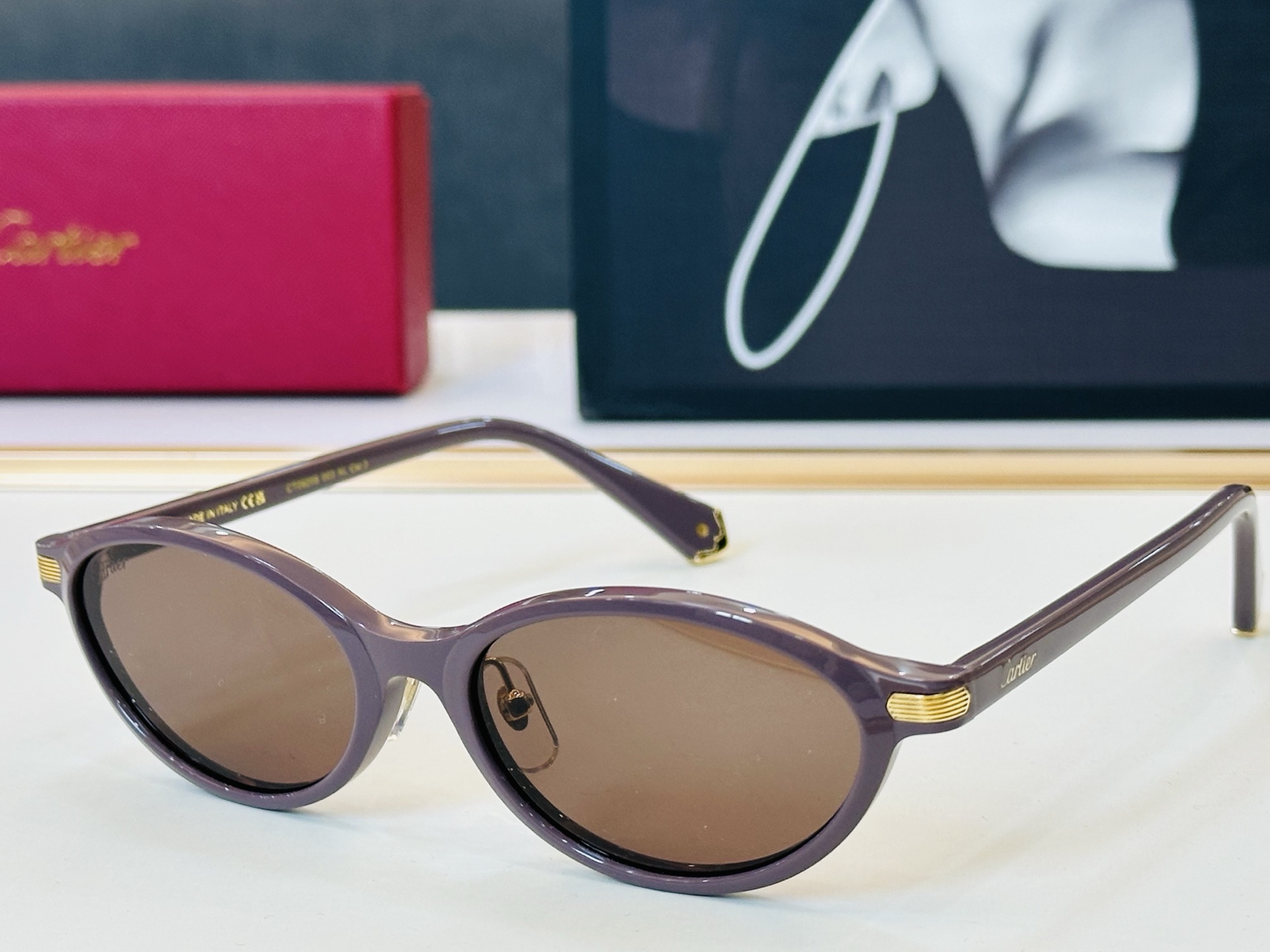 Cartie* 卡家 太阳镜 CT0920S Size：54口17-145电镀工艺精湛气质十足！CC男女