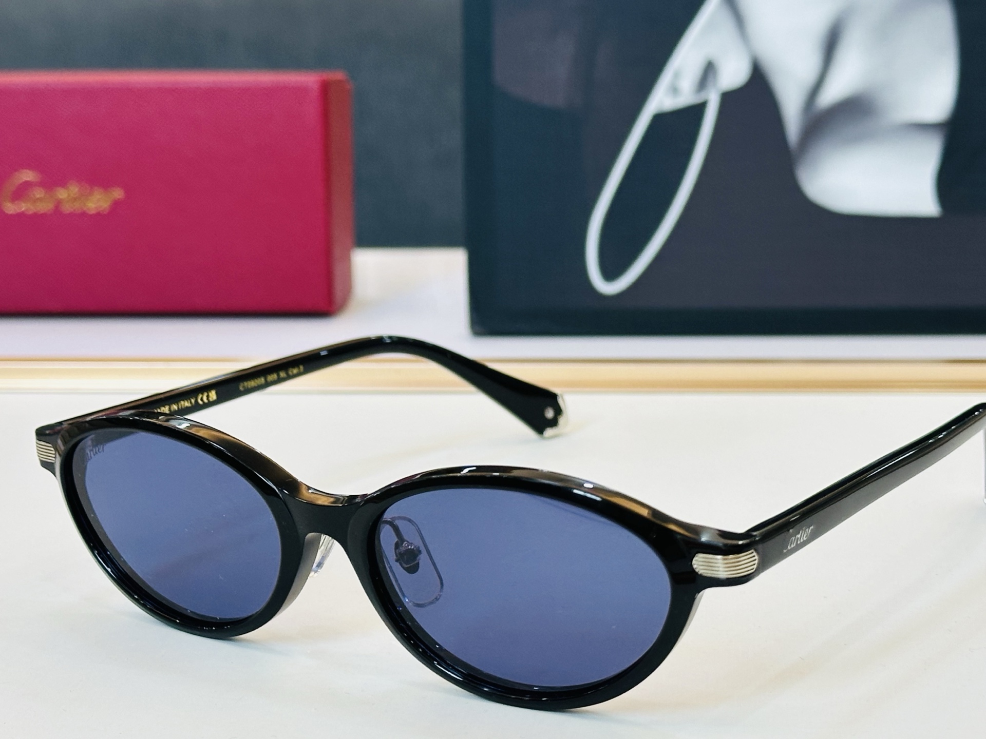 Cartie* 卡家 太阳镜 CT0920S Size：54口17-145电镀工艺精湛气质十足！CC男女