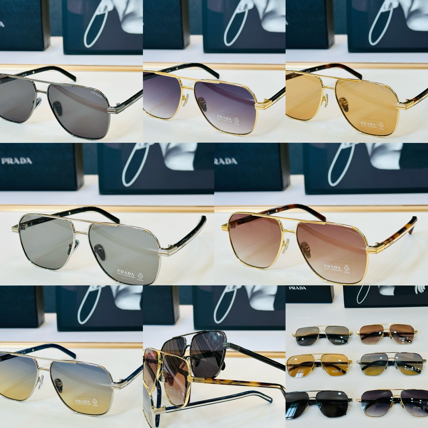 🔺PRAD*🔻普家 PR 899 Size：61口14-145 眼镜系列堪称精湛制作 彰显独特个性 CC