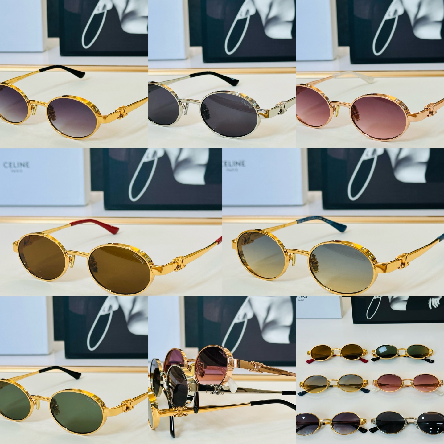 【CELINE】赛琳 CL42143U Size：51口21-143 一直热销的款式 欧美风 光泽度好 