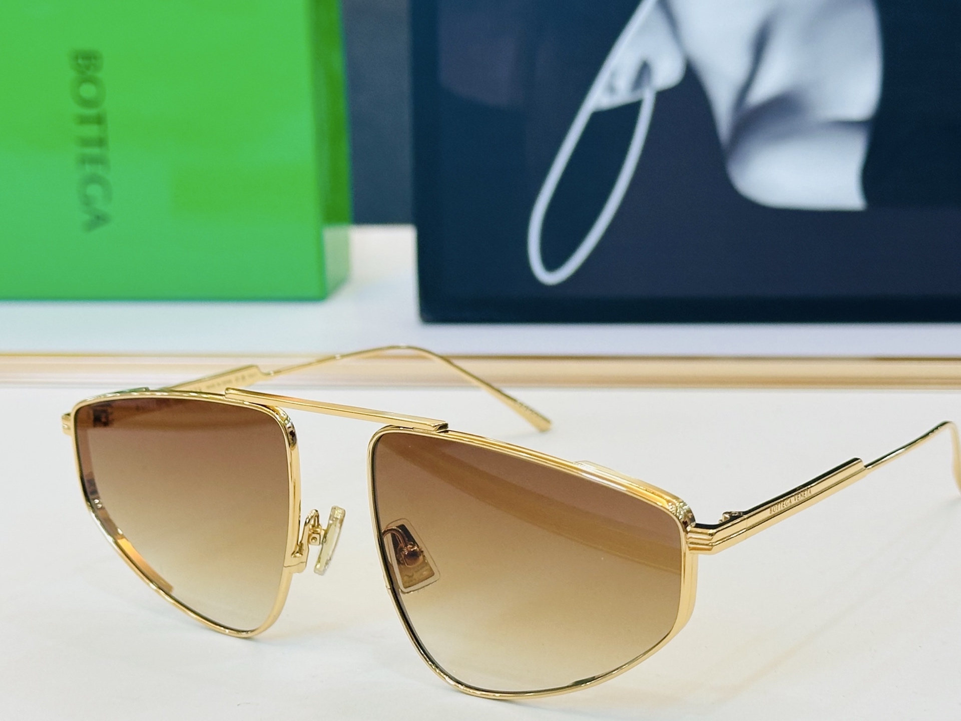 宝缇嘉 BV1466S Size：59口19-140 实物更美 💕细节全部实拍展示wen 微笑] 香艳靓