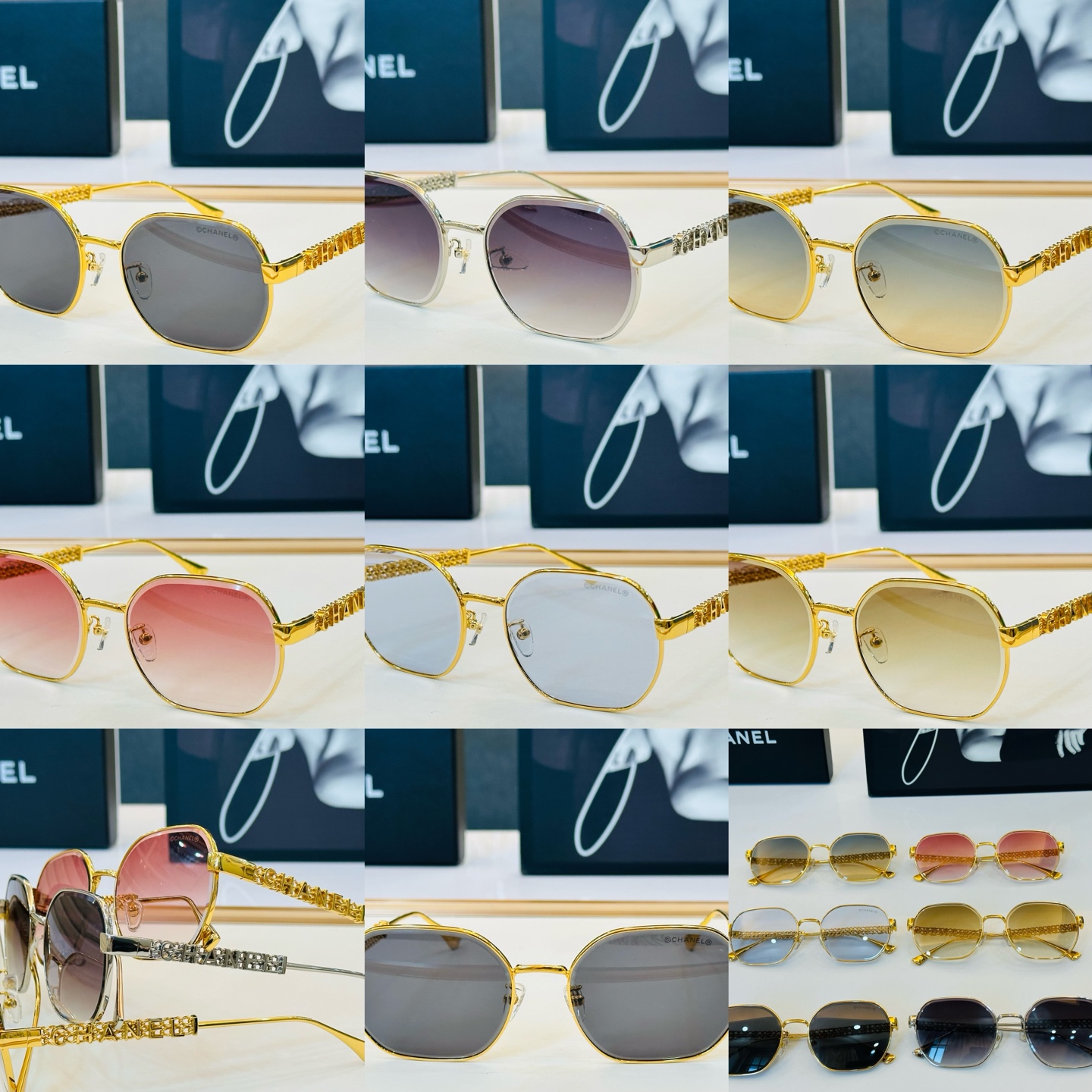 【CHANE*/香家】MODEL:CH5516-H size：58口18-145 💅🏻💓G太阳镜