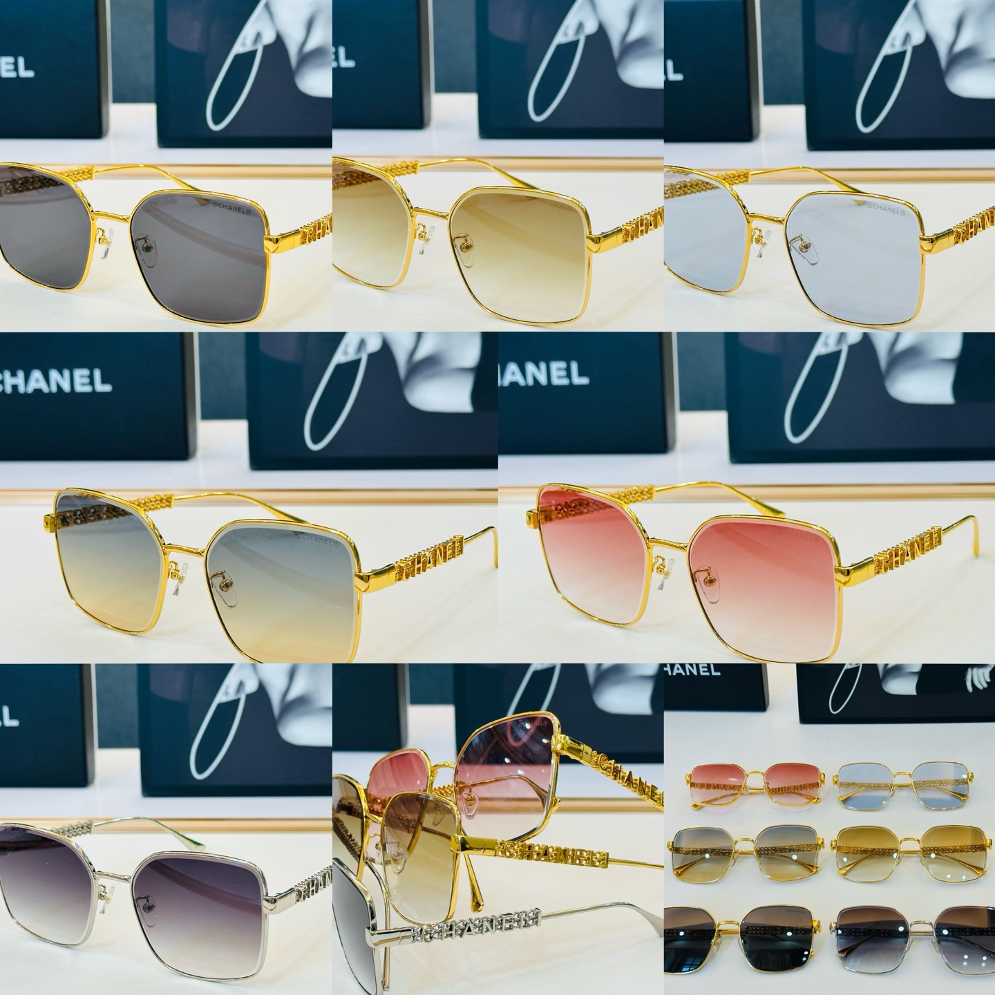 【CHANE*/香家】MODEL:CH5517-H size：59口18-145 💅🏻💓G太阳镜