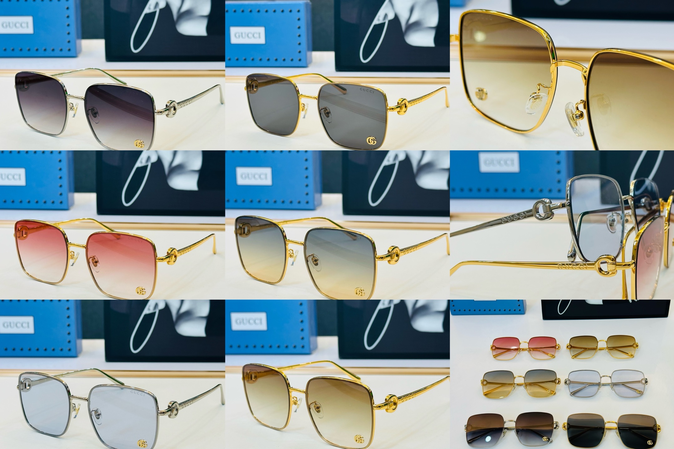 GUCC* 古家 GG1552S 🐝🐝系列 Size：59口18-145 🍁🍁G超绝品质 太阳镜。