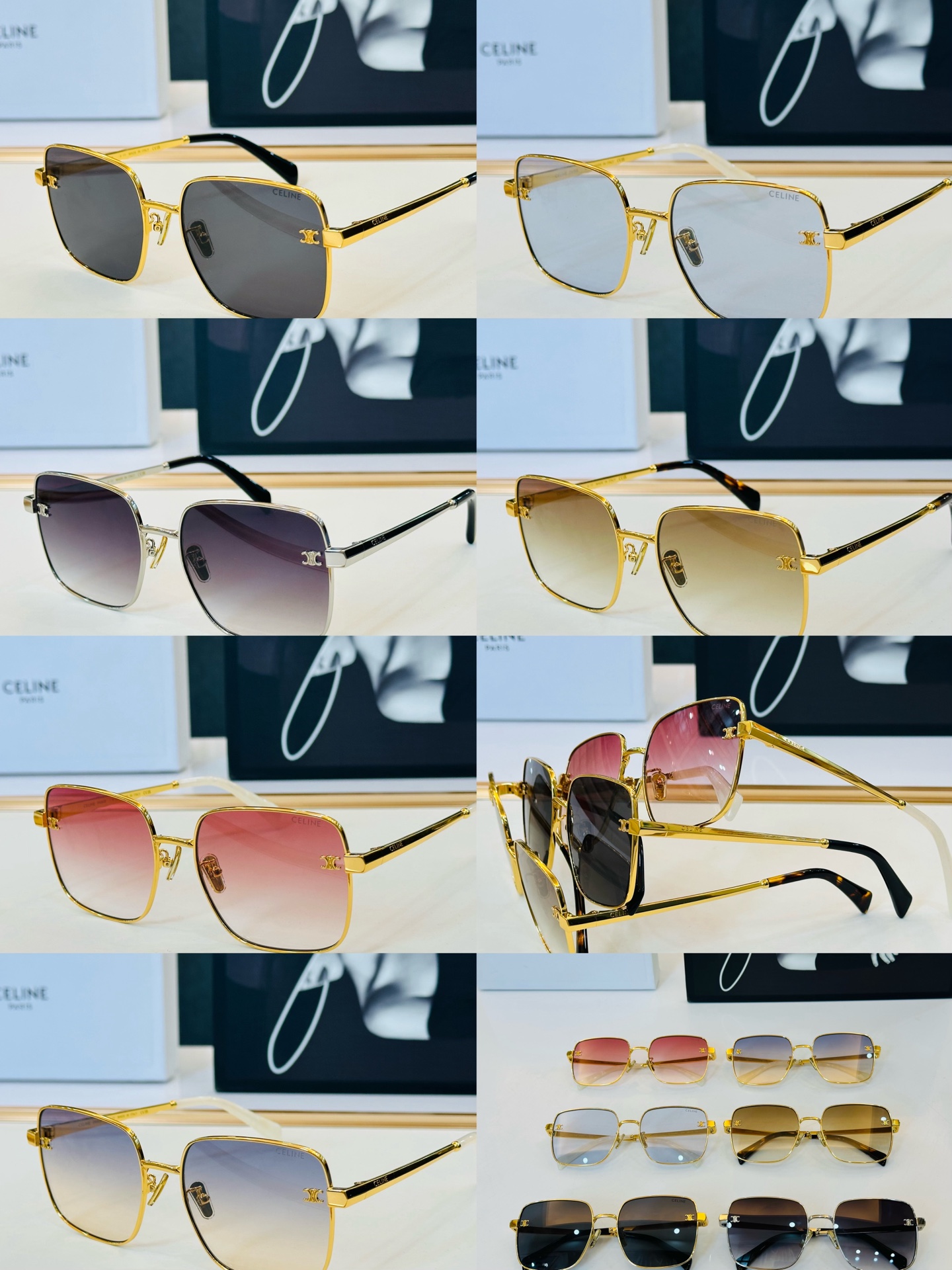 【CELINE】赛琳 CL42130U Size：59口18-145 一直热销的款式 欧美风 光泽度好 