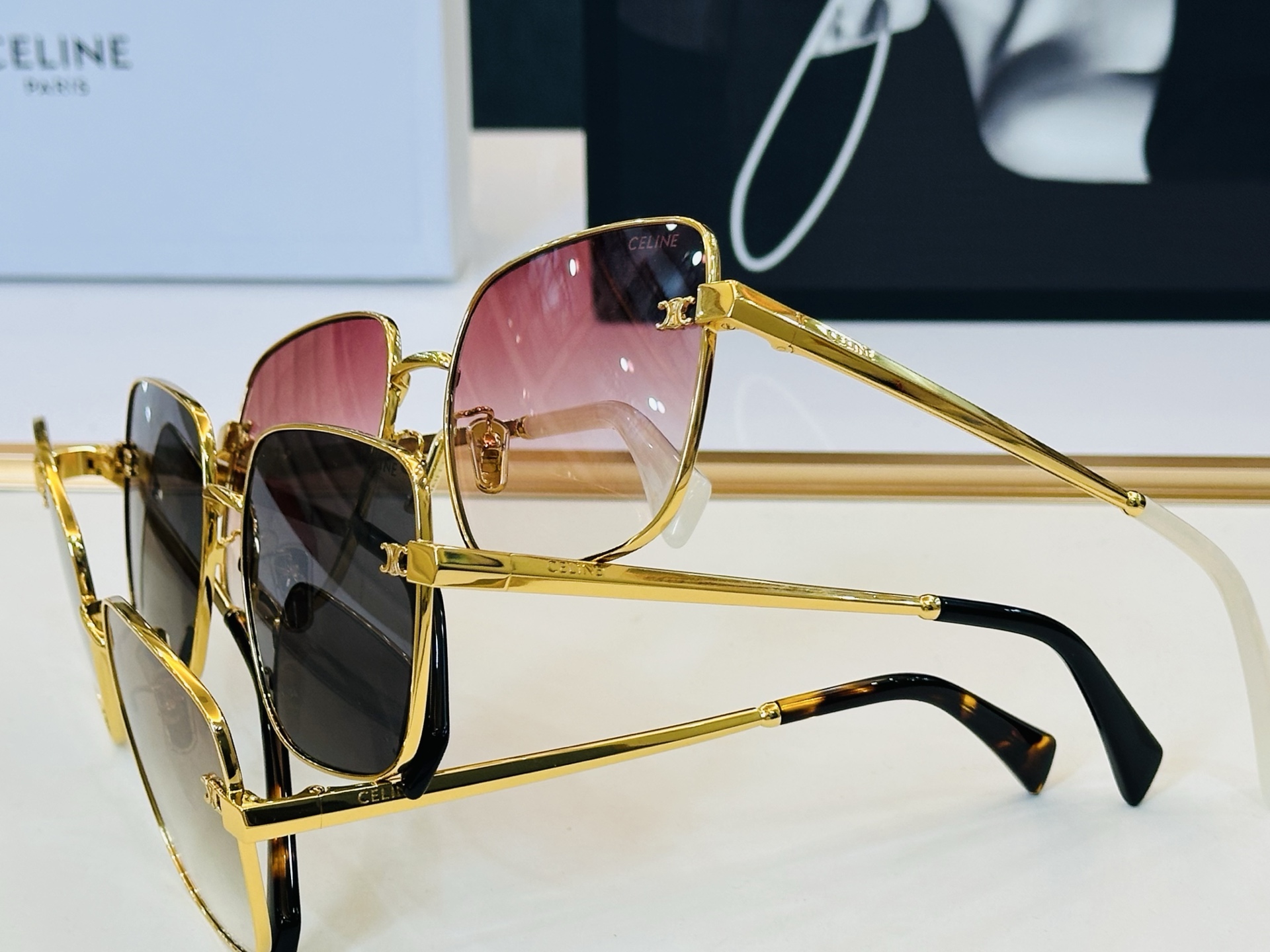 【CELINE】赛琳 CL42130U Size：59口18-145 一直热销的款式 欧美风 光泽度好 