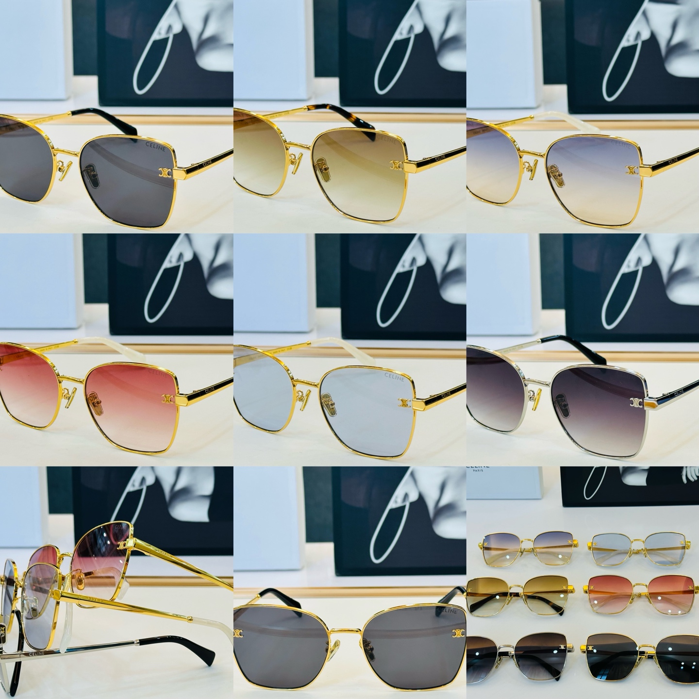 【CELINE】赛琳 CL42129U Size：59口18-145 一直热销的款式 欧美风 光泽度好 