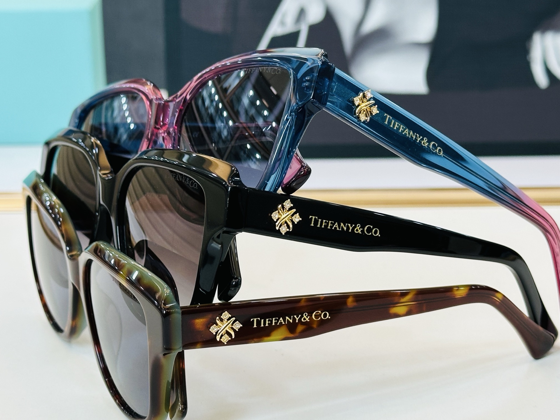 蒂芙家 Tiffany & CO. TF2334 Size：53口19-145 时尚太阳镜架 👍Z 多色