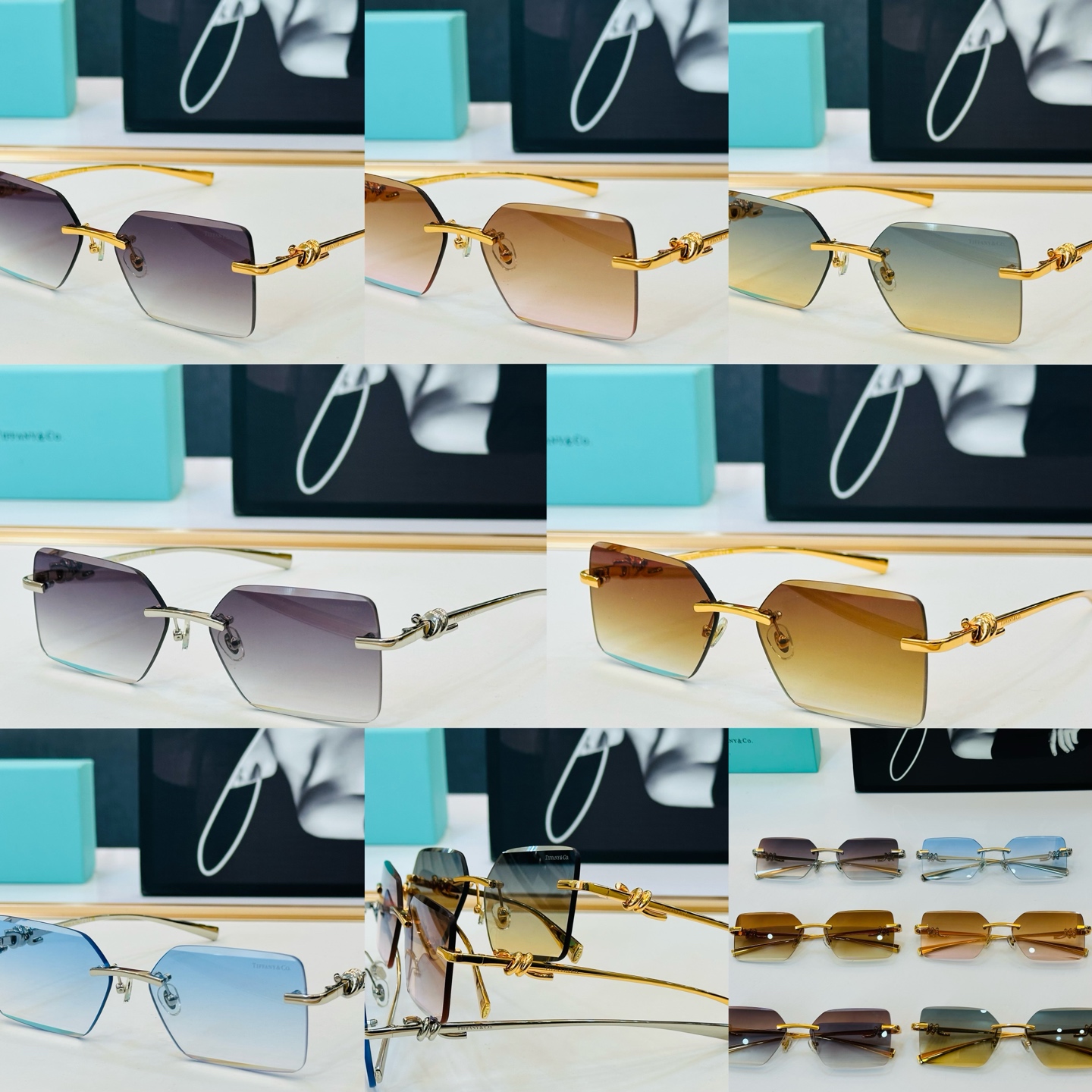 蒂芙家 Tiffany & CO. TF1856L Size：58口16-140 时尚太阳镜架 👍b多色