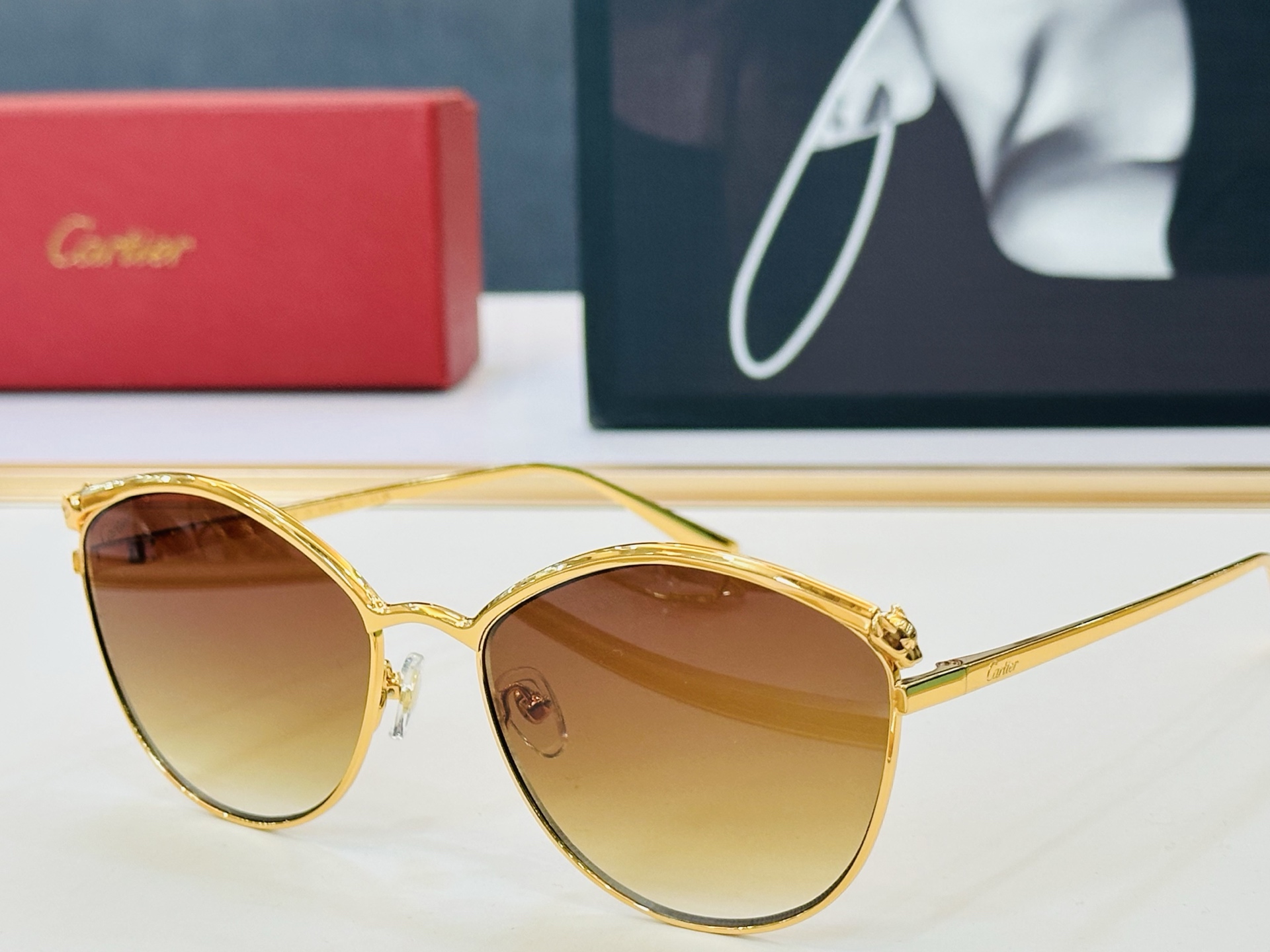 Cartie* 卡家 太阳镜 Size：61口18-145 工艺精湛气质十足！b男女同款 高品质