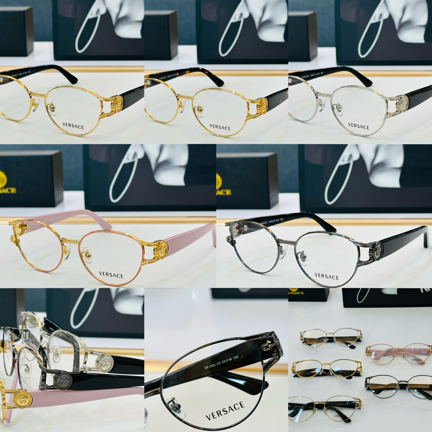 🎉🎉范思家 VERSACE✨✨✨MODEL：VE1322 Size：53口19-145 ✨Z有范