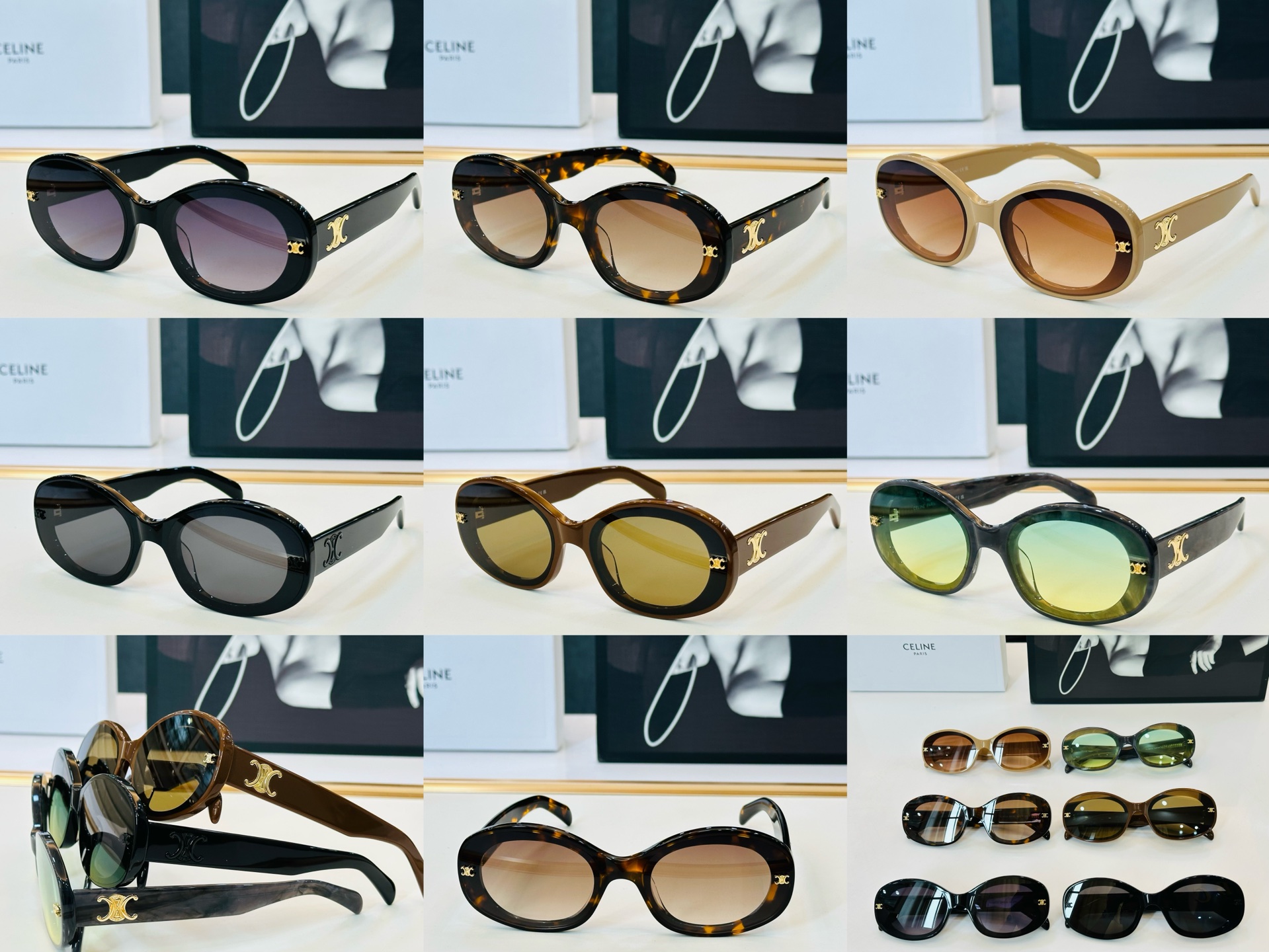 【CELINE】赛琳 CL40312 Size：62口19-145 一直热销的款式 欧美风 L光泽度好 