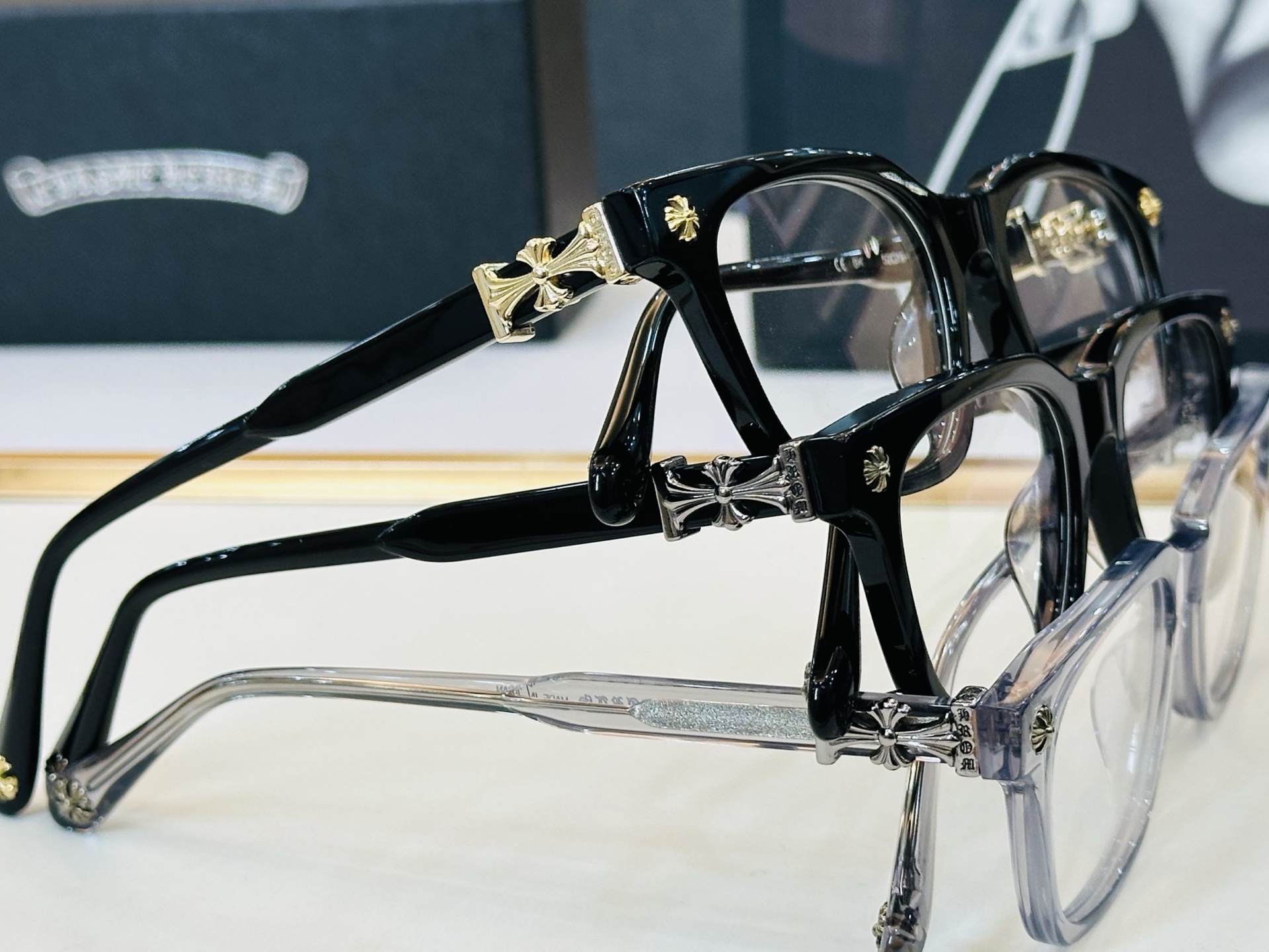 Chromeheart 克罗家 COX UCKER Size：52口19-153 精致厚金双色电镀 B金