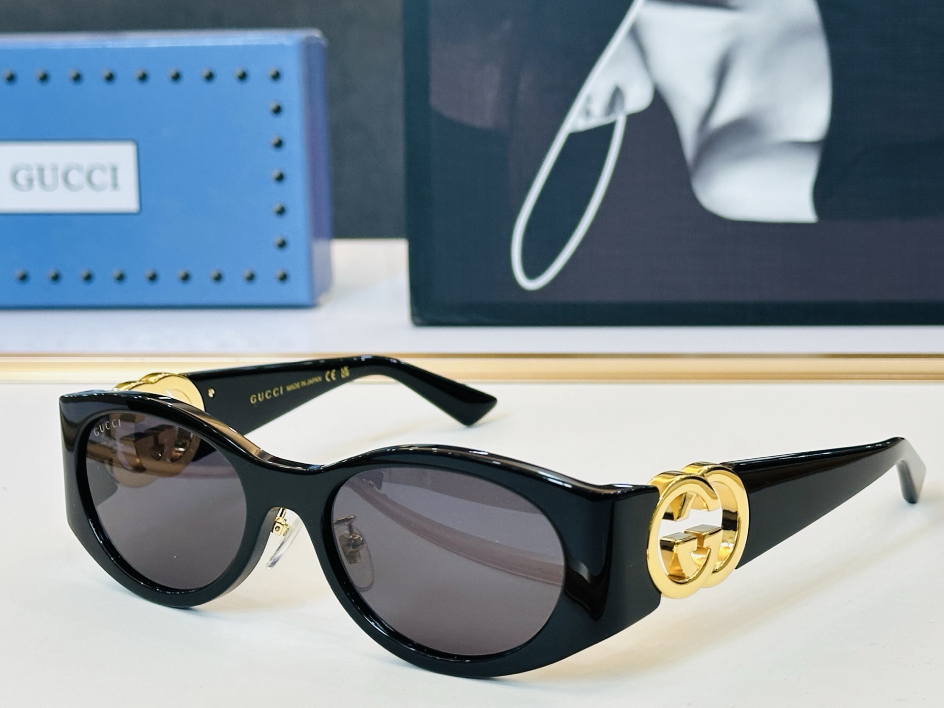 GUCC* 古家 GG2123SA 🐝🐝系列 Size：55口19-140 🍁🍁q超绝品质 太阳镜 。