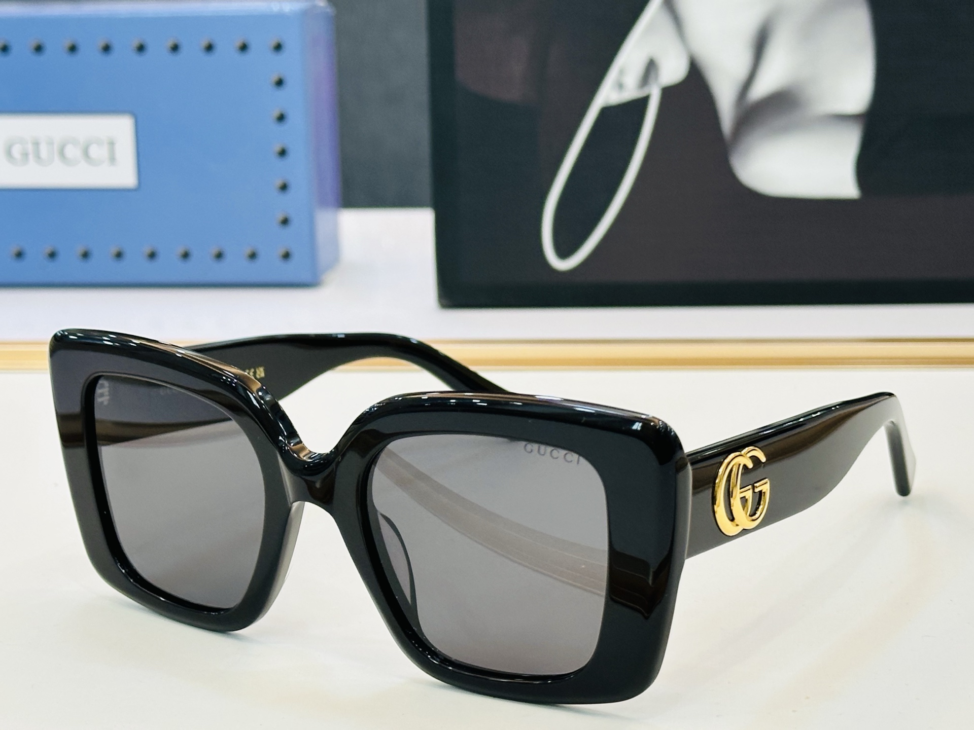 GUCC* 古家 GG1550S 🐝🐝系列 Size：51口22-145 🍁🍁G超绝品质 太阳镜。