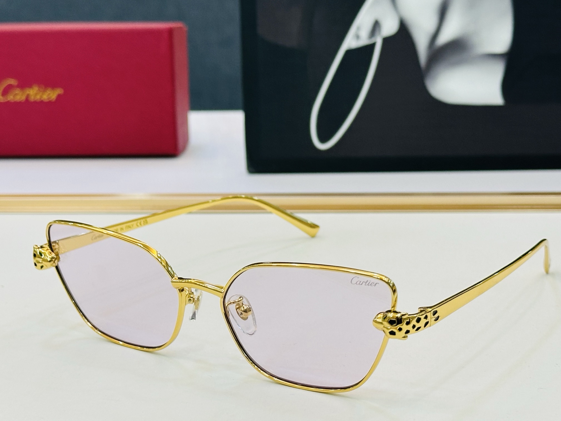 🆕 原版Cartie* 卡家 官网经典款 太阳镜 CT0495S Size：60口17-140  电镀工
