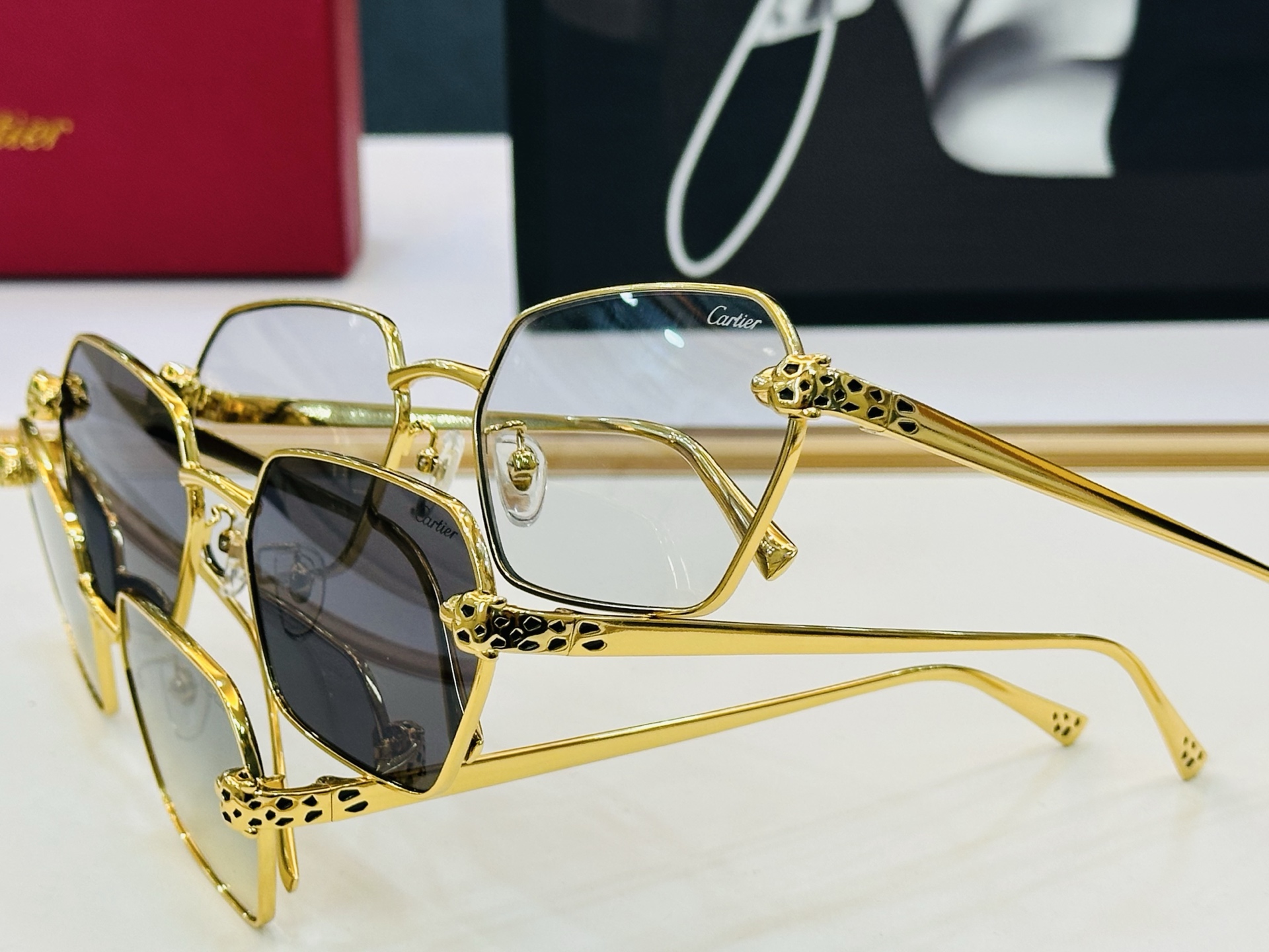 🆕 原版Cartie* 卡家 官网经典款 太阳镜 CT0496S Size：59口17-140  电镀工