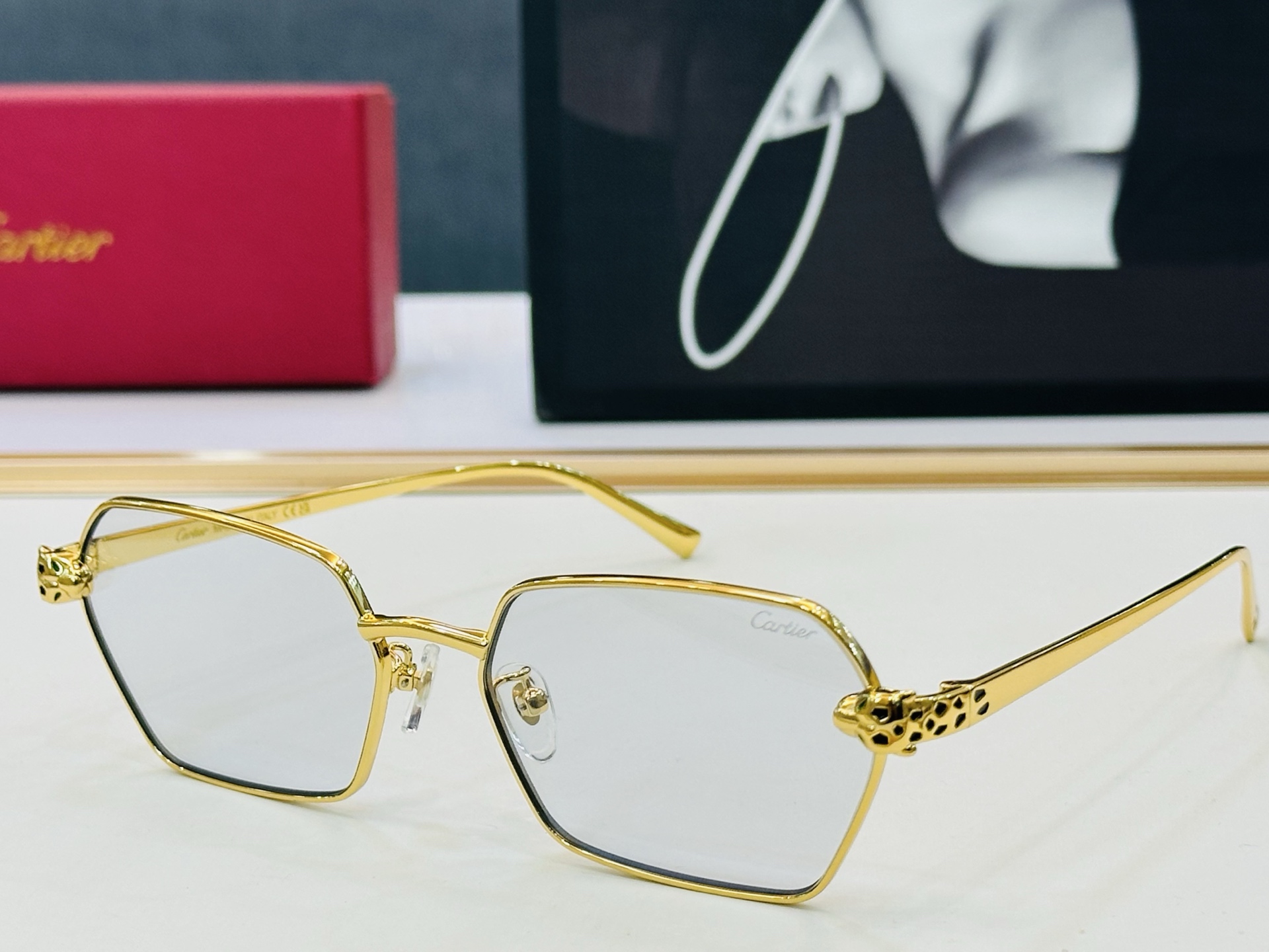 🆕 原版Cartie* 卡家 官网经典款 太阳镜 CT0496S Size：59口17-140  电镀工