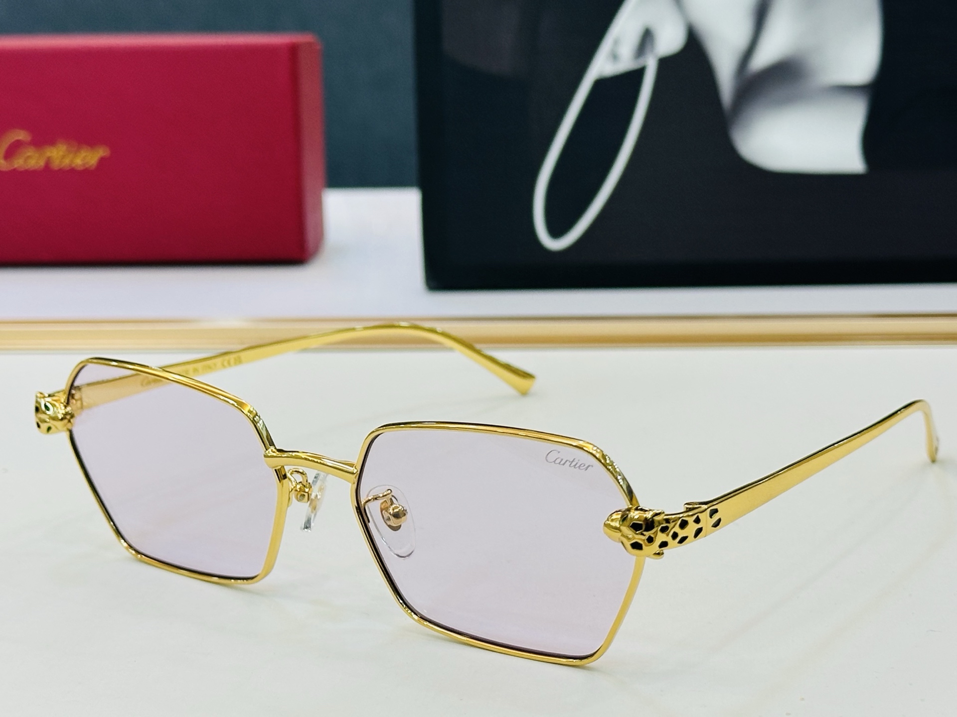 🆕 原版Cartie* 卡家 官网经典款 太阳镜 CT0496S Size：59口17-140  电镀工