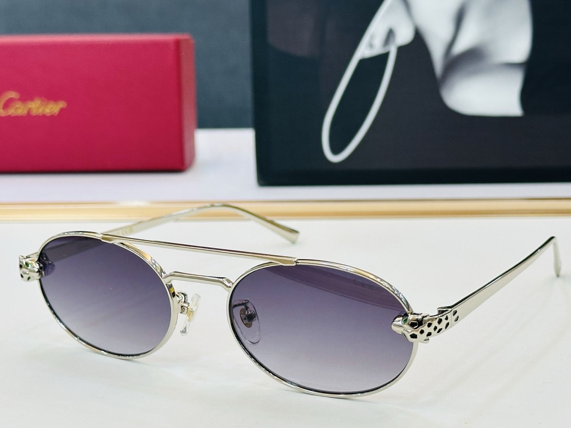 🆕 原版Cartie* 卡家 官网经典款 太阳镜 CT0494S Size：58口20-140  电镀工