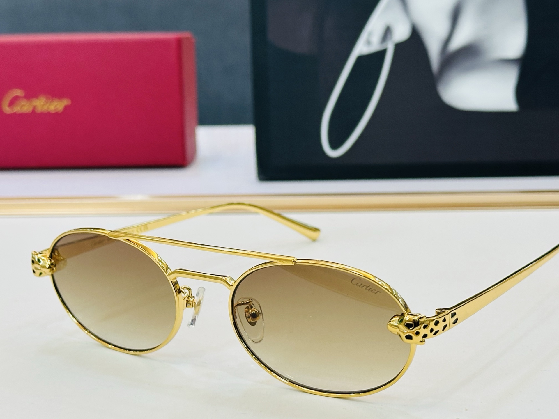 🆕 原版Cartie* 卡家 官网经典款 太阳镜 CT0494S Size：58口20-140  电镀工