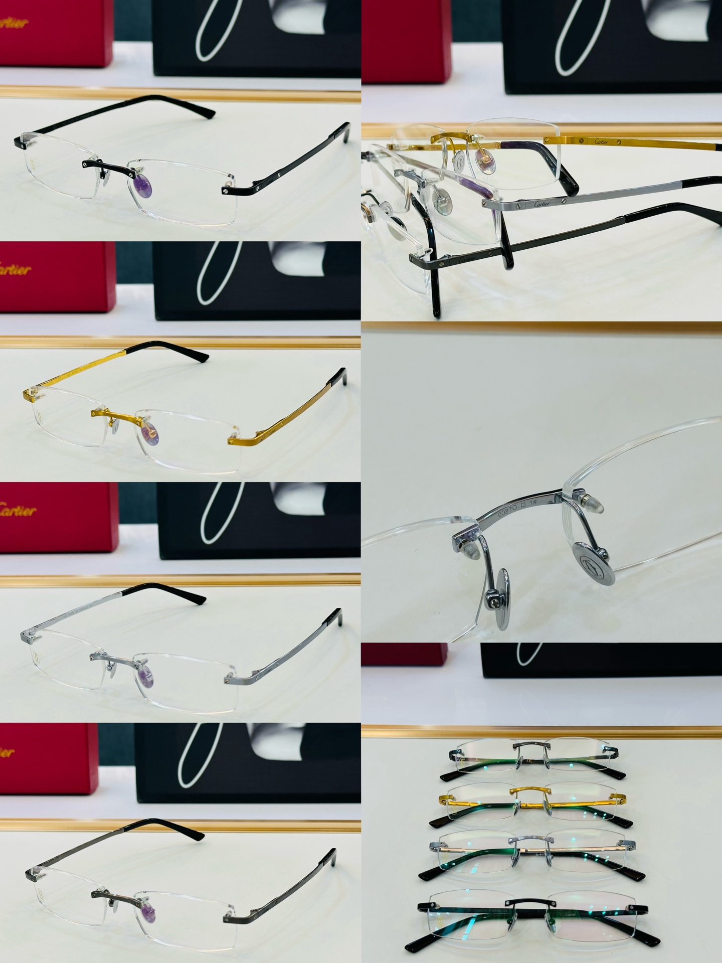 Cartie* 卡家 太阳镜 CT0087O 电镀工艺精湛气质十足！W男女同款 钛
