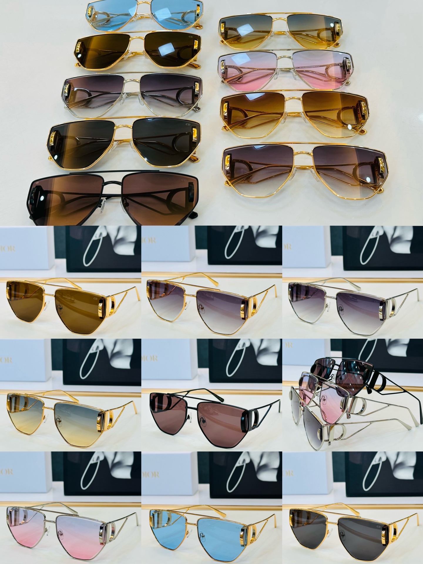 🔻🔻🔻DIO* 迪家 42UCR Size：64口16-140   春夏款墨镜 😎🔆。。搭配镜腿精致 b