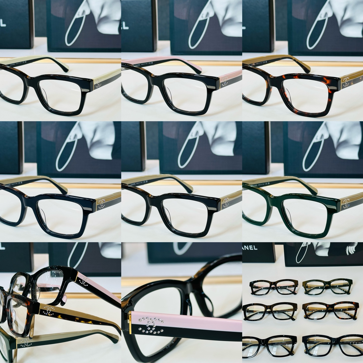 CHANE*香家  CH5559 SIZE：54口18-140   潮流爆款 太阳镜 😍😍高品质 F网红