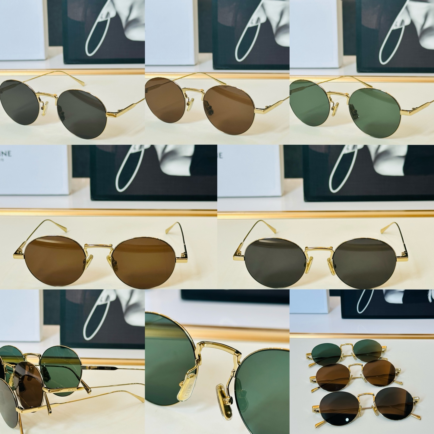 【CELINE】赛琳 CL40246 Size：49口20-140 一直热销的款式 欧美风 光泽度好 质