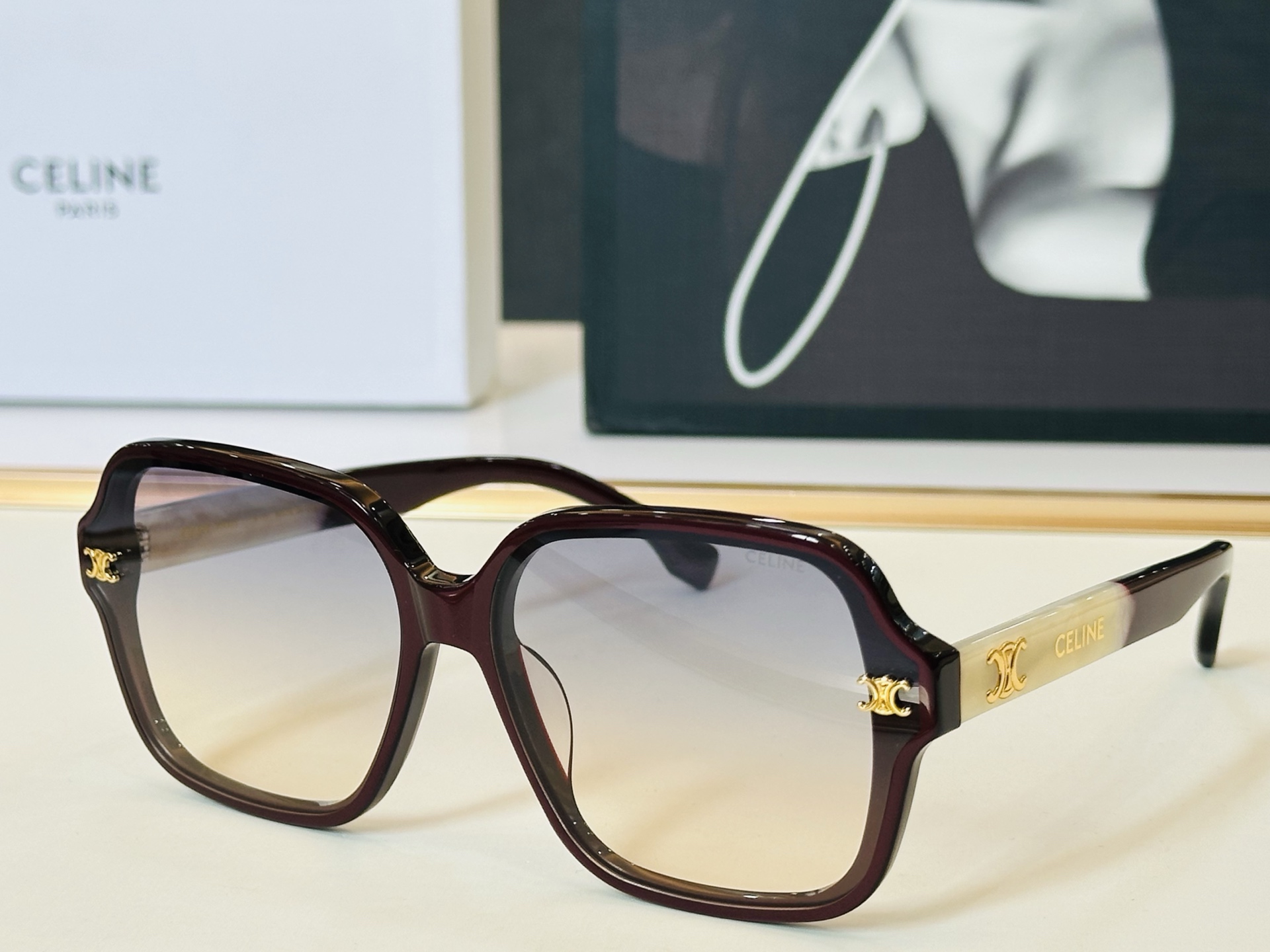 【CELINE】赛琳 CL42120U Size：65口17-145  一直热销的款式 欧美风 光泽度好