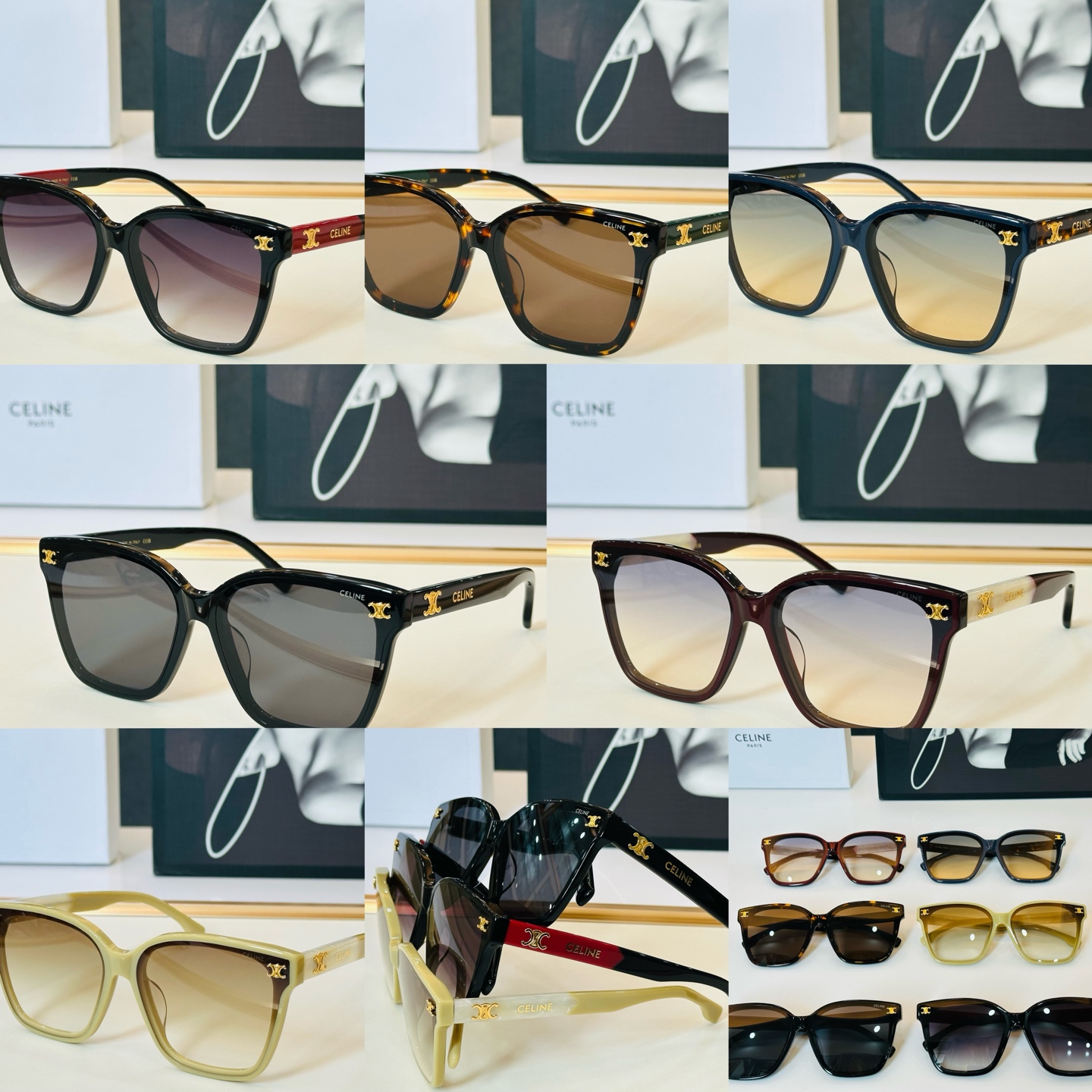 【CELINE】赛琳 CL42121U Size：65口18-145   一直热销的款式 欧美风 光泽度