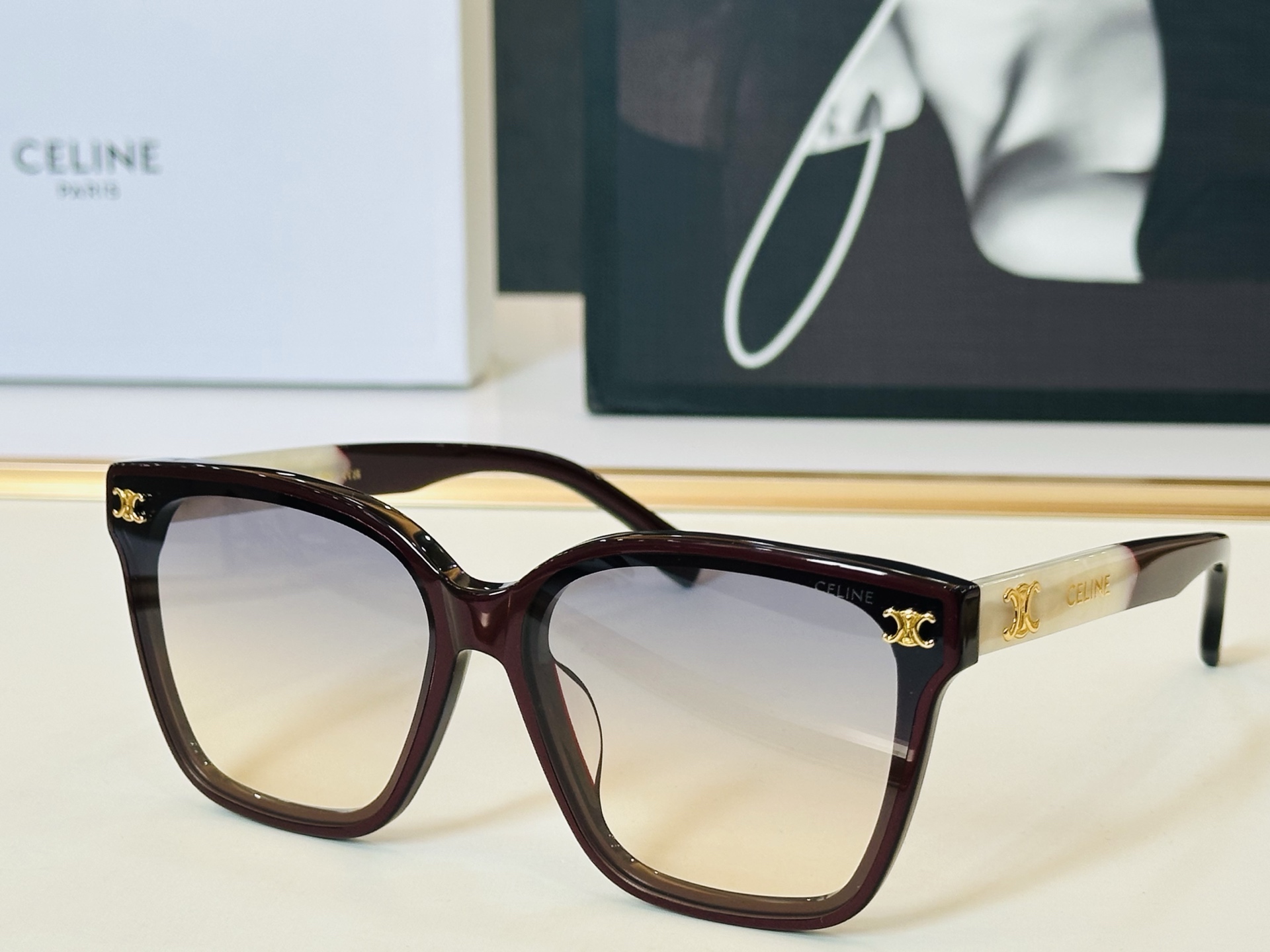 【CELINE】赛琳 CL42121U Size：65口18-145   一直热销的款式 欧美风 光泽度