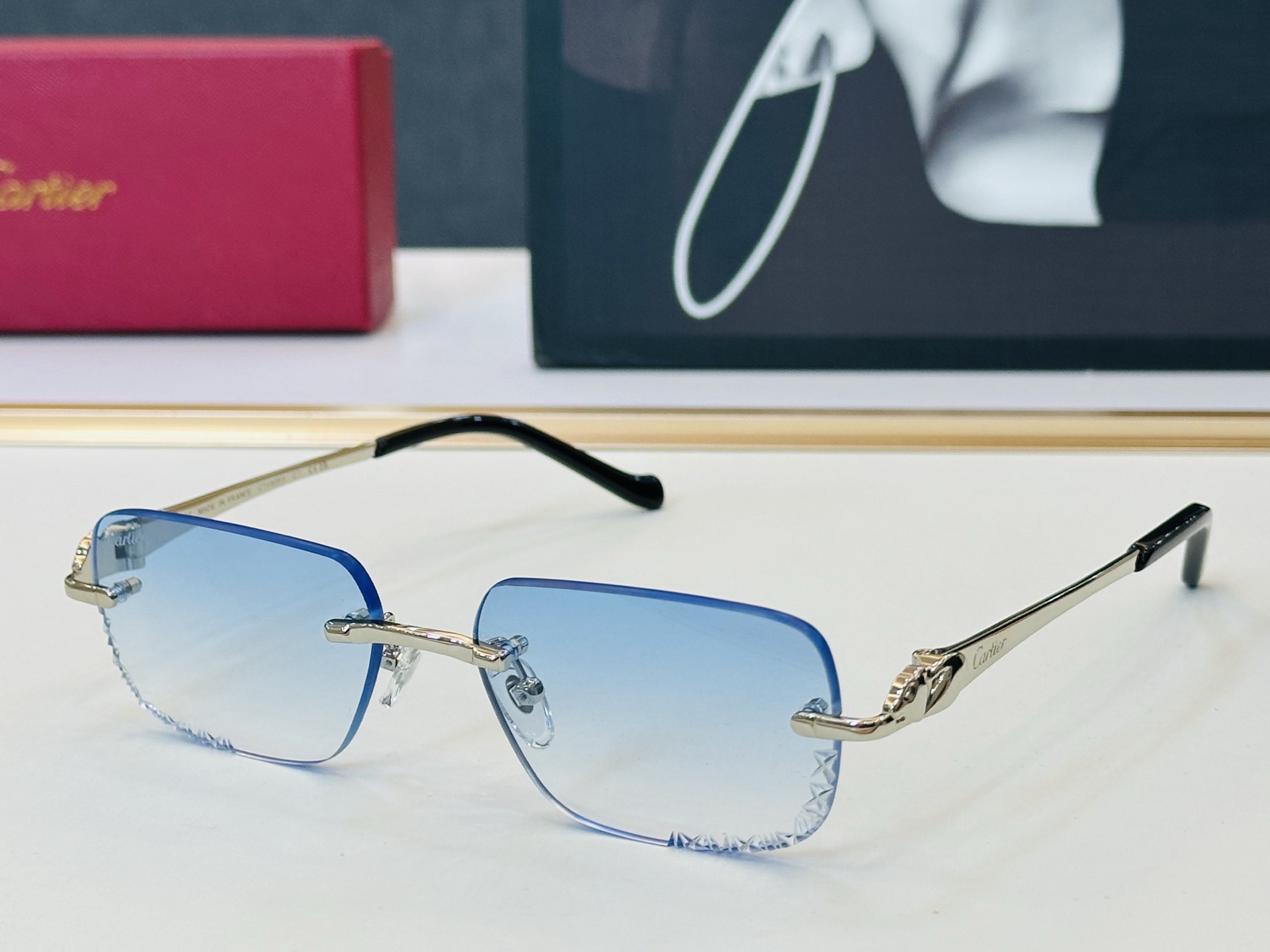 🆕 原版Cartie* 卡家 官网经典款 太阳镜 CT0925S Size：56口17-137 电镀工艺