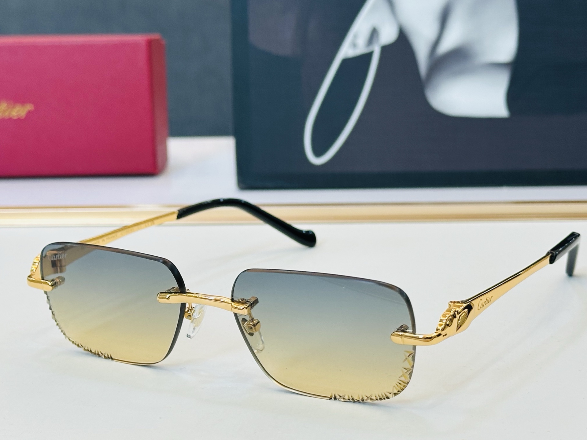 🆕 原版Cartie* 卡家 官网经典款 太阳镜 CT0925S Size：56口17-137 电镀工艺