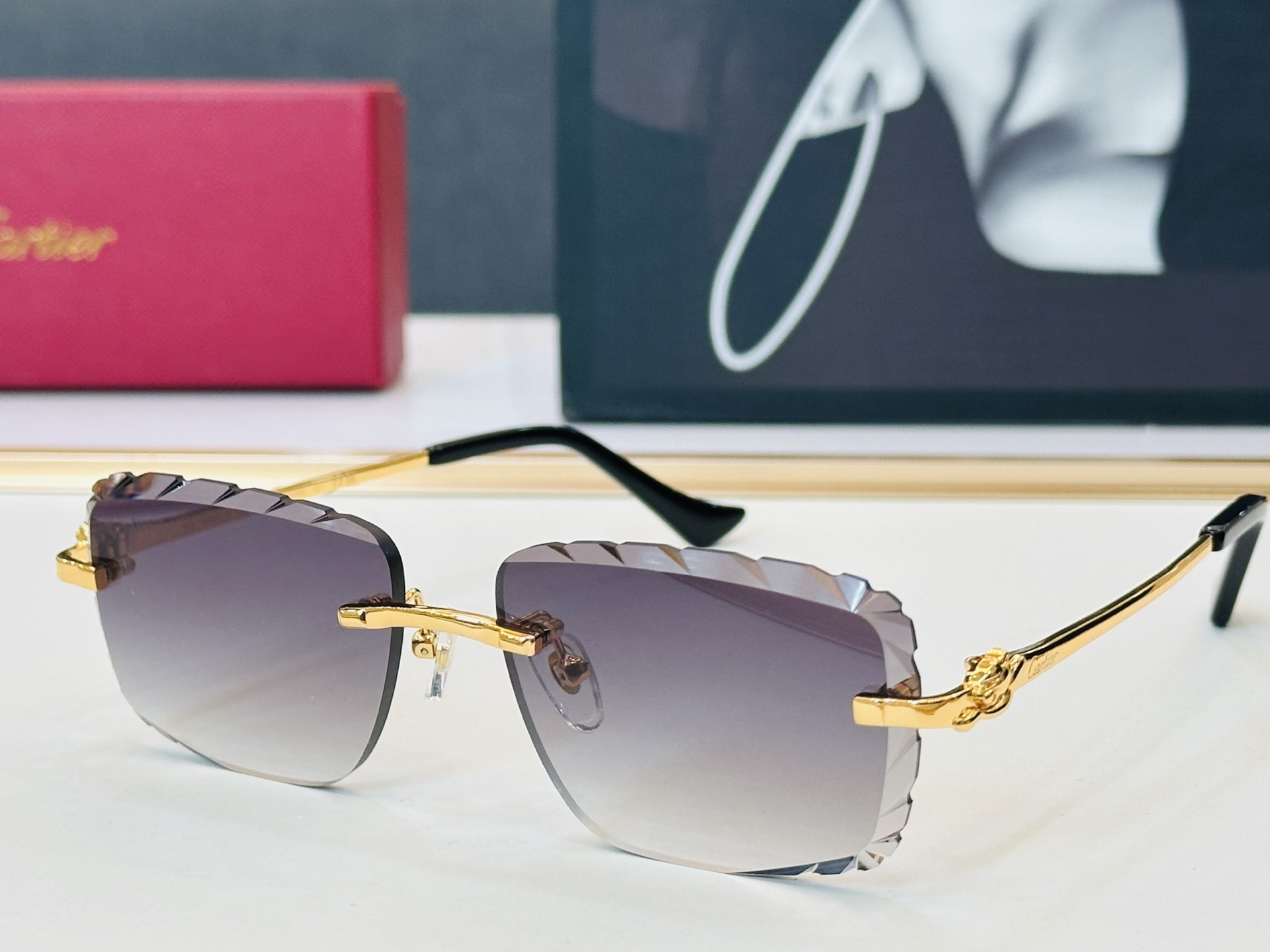 🆕 原版Cartie* 卡家 官网经典款 太阳镜 CT0805S Size：57口17-143  电镀工