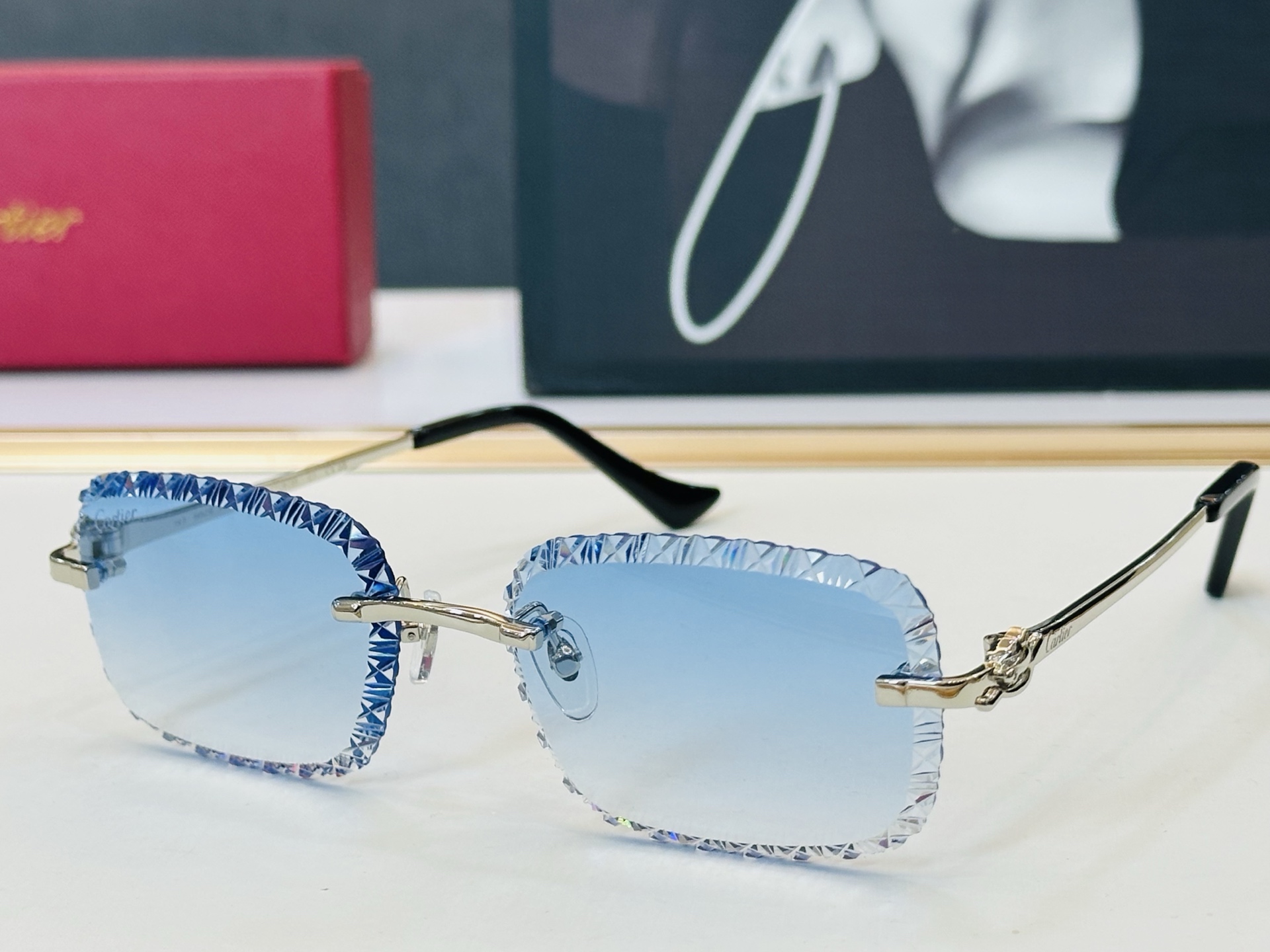 🆕 原版Cartie* 卡家 官网经典款 太阳镜 CT0803S Size：58口17-143  电镀工
