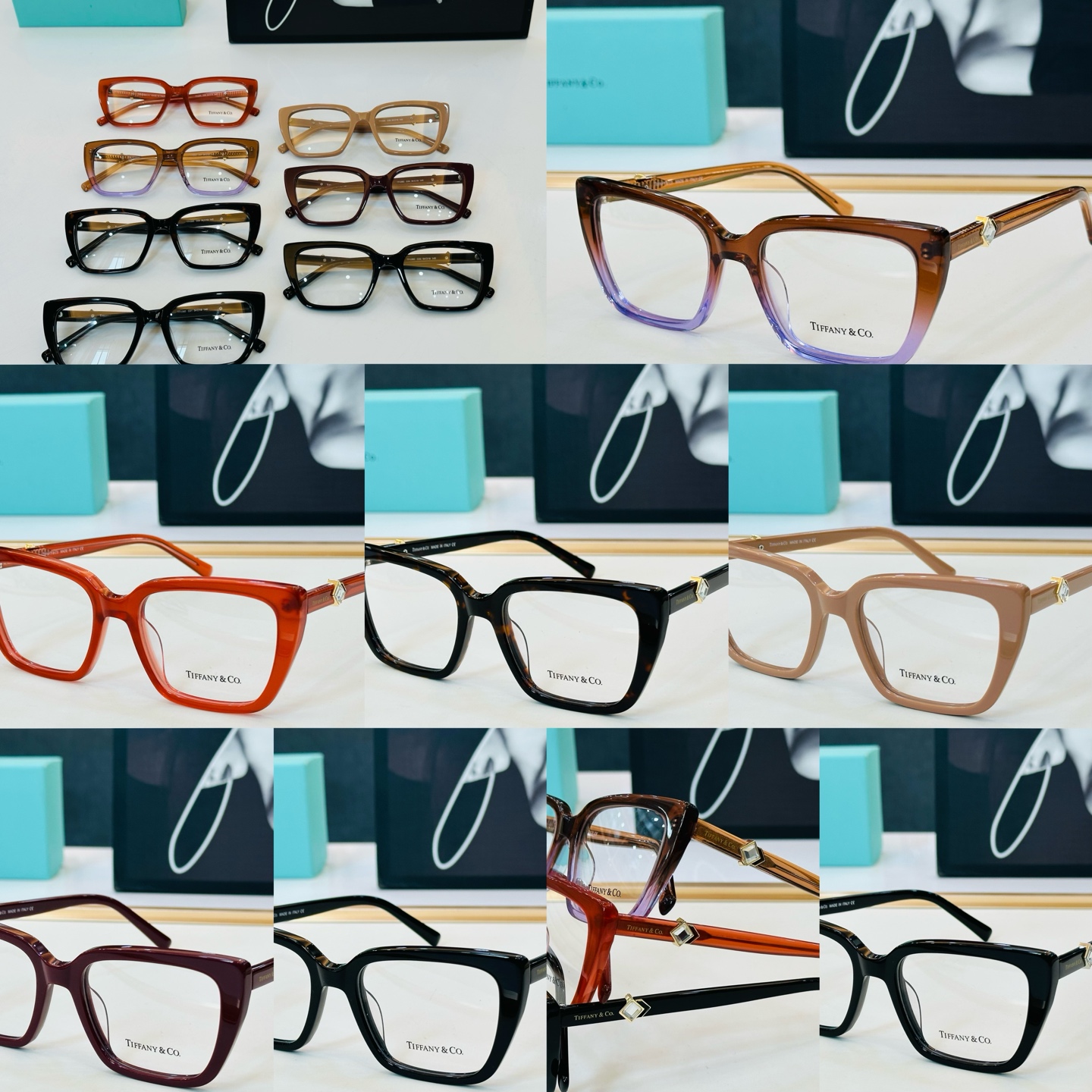 蒂芙家 Tiffany & CO. TF4360 Size：54口19-145 时尚太阳镜架 👍L多色可