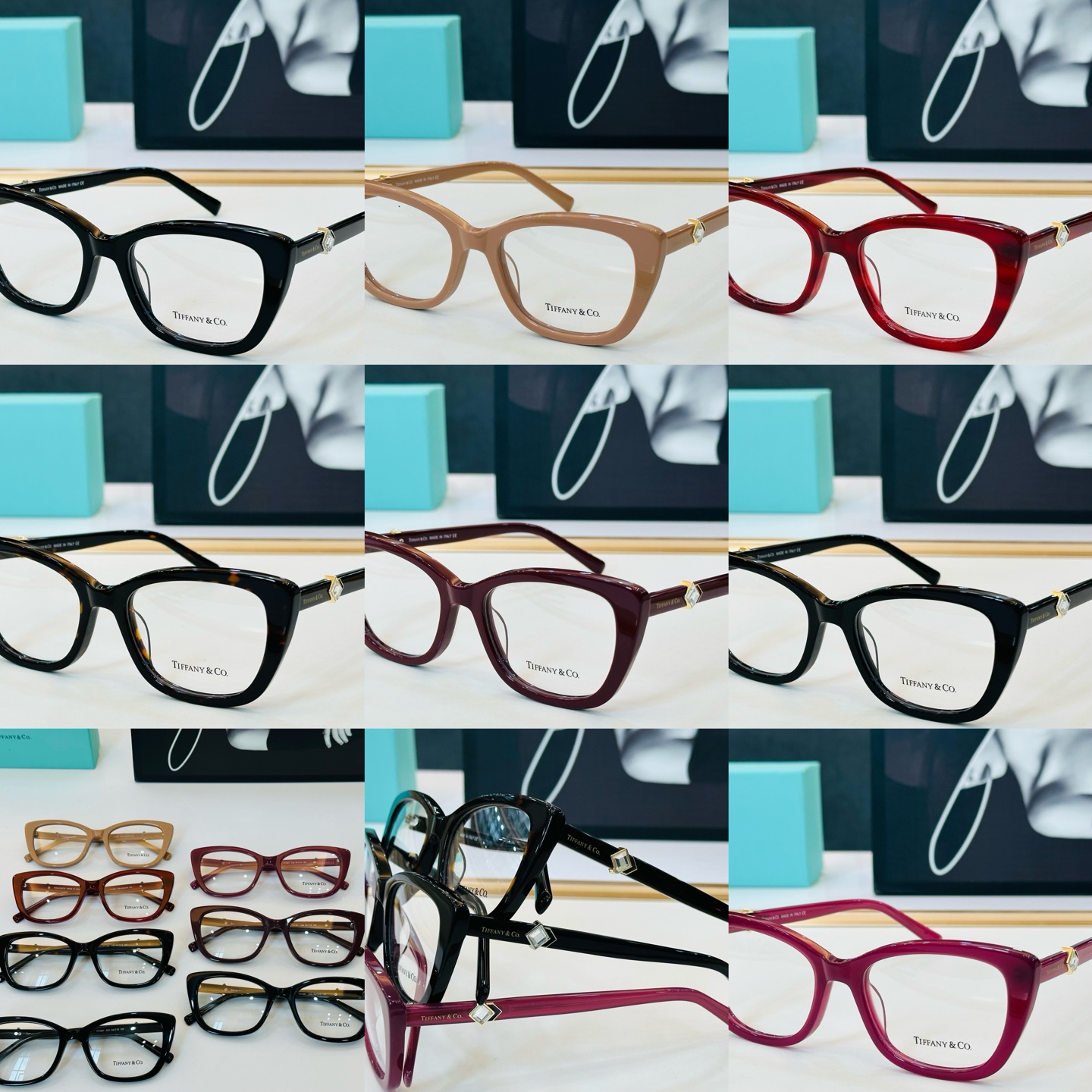 蒂芙家 Tiffany & CO. TF4361 Size：54口19-145 时尚太阳镜架 👍L多色可