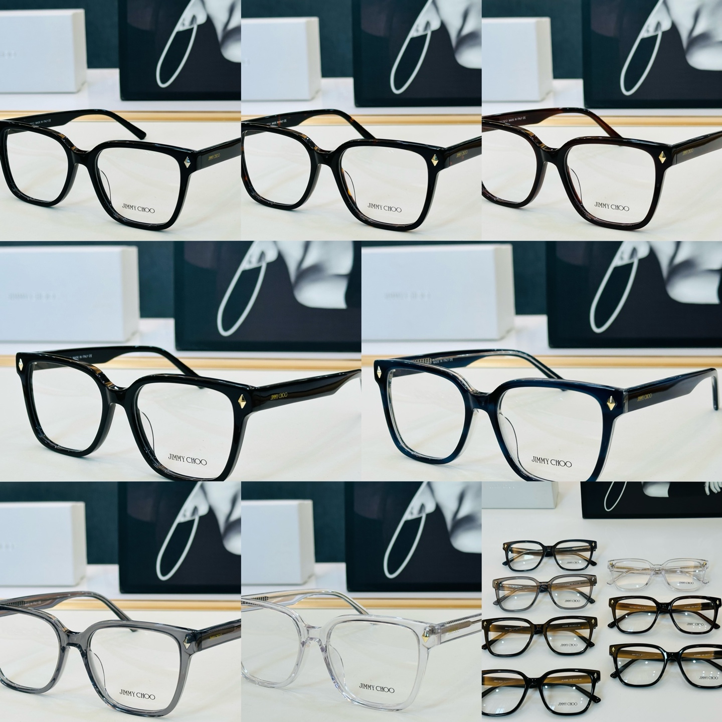 🆕 〖JIMMY CHO*/吉米家 MODEL: JC3038D Size：54口17-145 🧤🧤将引