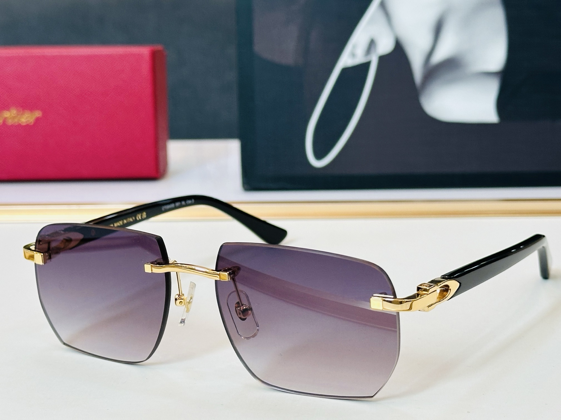 NO:767047,Cartie* Carjia Sunglasses CT0845S Size 57 Mouth 21 - Exquisite electroplating technology and full of temperament!  CC men and women same style glasses, sunglasses, sunglasses, glasses, cartier19860909Cartie* 卡家 太阳镜 CT0845S Size57口21-电镀工艺精湛气质十足！CC男女同款 眼镜墨镜太阳镜,眼镜,cartier,glasses