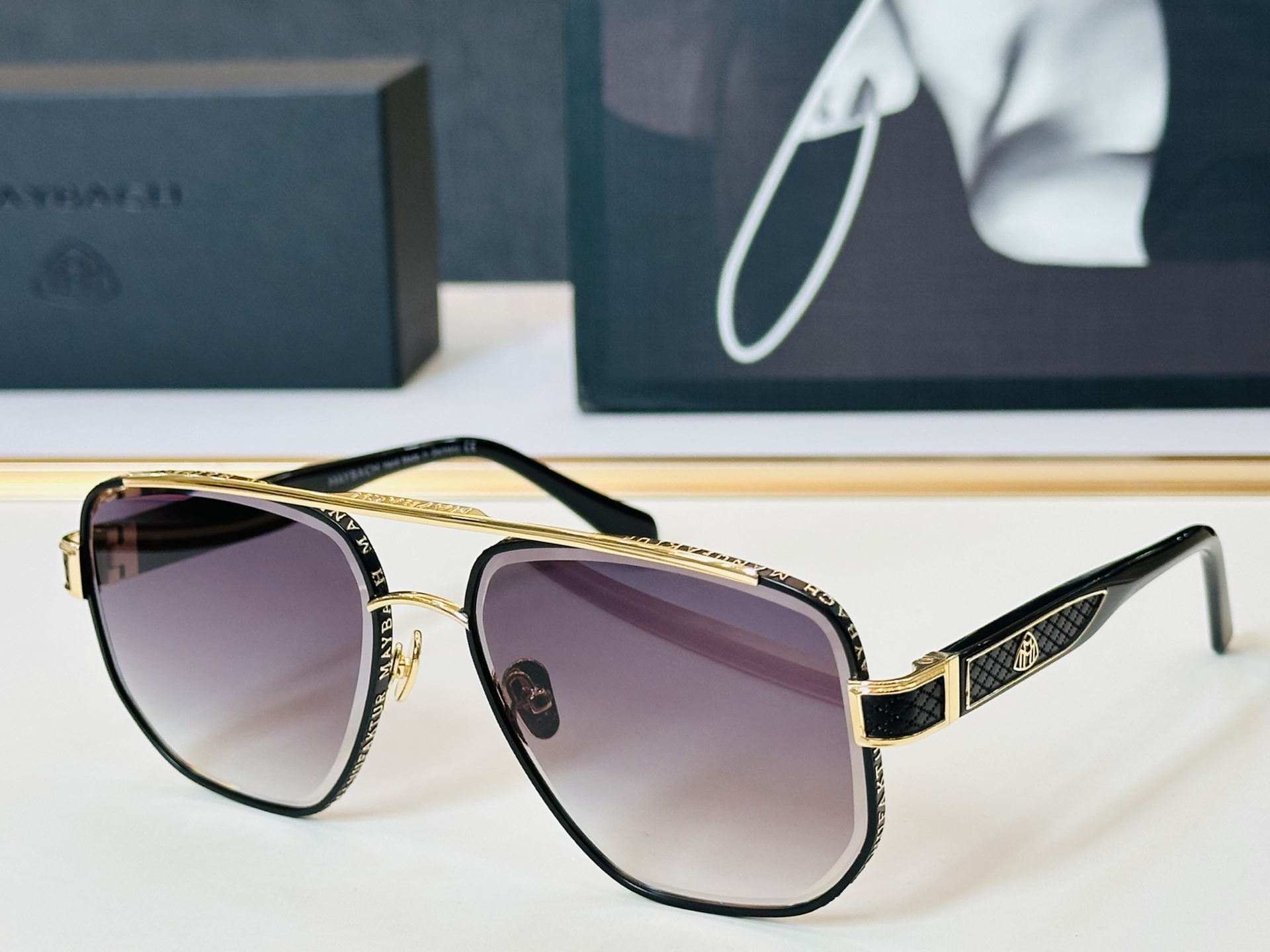 NO:767083,High quality Maybach, exquisite workmanship, MAYBAC*H Z28 Size 60 mouth 17-L full texture, glasses, sunglasses, sunglasses, glasses19860909高品质 迈巴赫 做工精美MAYBAC*H Z28 Size60口17- L质感十足 眼镜墨镜太阳镜,眼镜,glasses