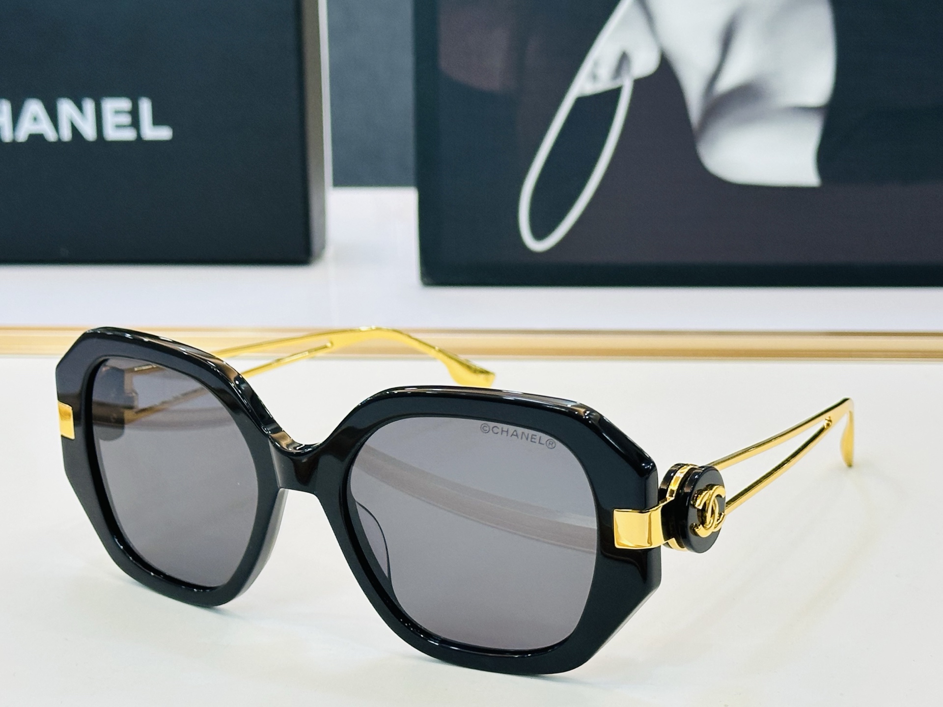 NO:767200,[CHANE*/香家] MODEL: CH5513-H size 55 mouth 20-G sunglasses glasses sunglasses sunglasses, glasses, chanel, chanel19860909【CHANE*/香家】MODEL:CH5513-H size55口20- G太阳镜 眼镜墨镜太阳镜,眼镜,chanel,chanel,glasses