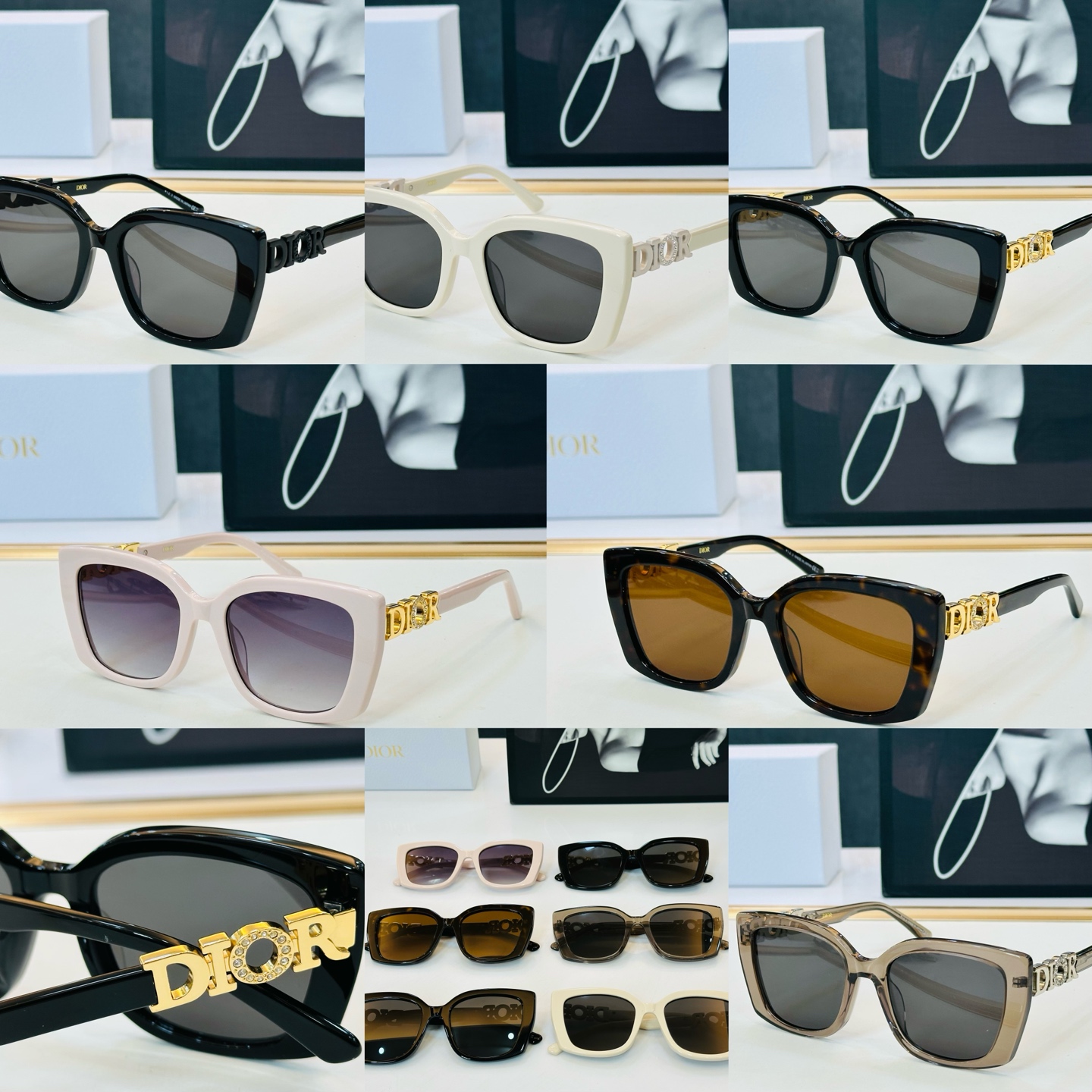🔻🔻🔻DIO* 迪家 CD8606 Size：53口19-145 春夏款墨镜 😎🔆。。搭配镜腿精致款 B