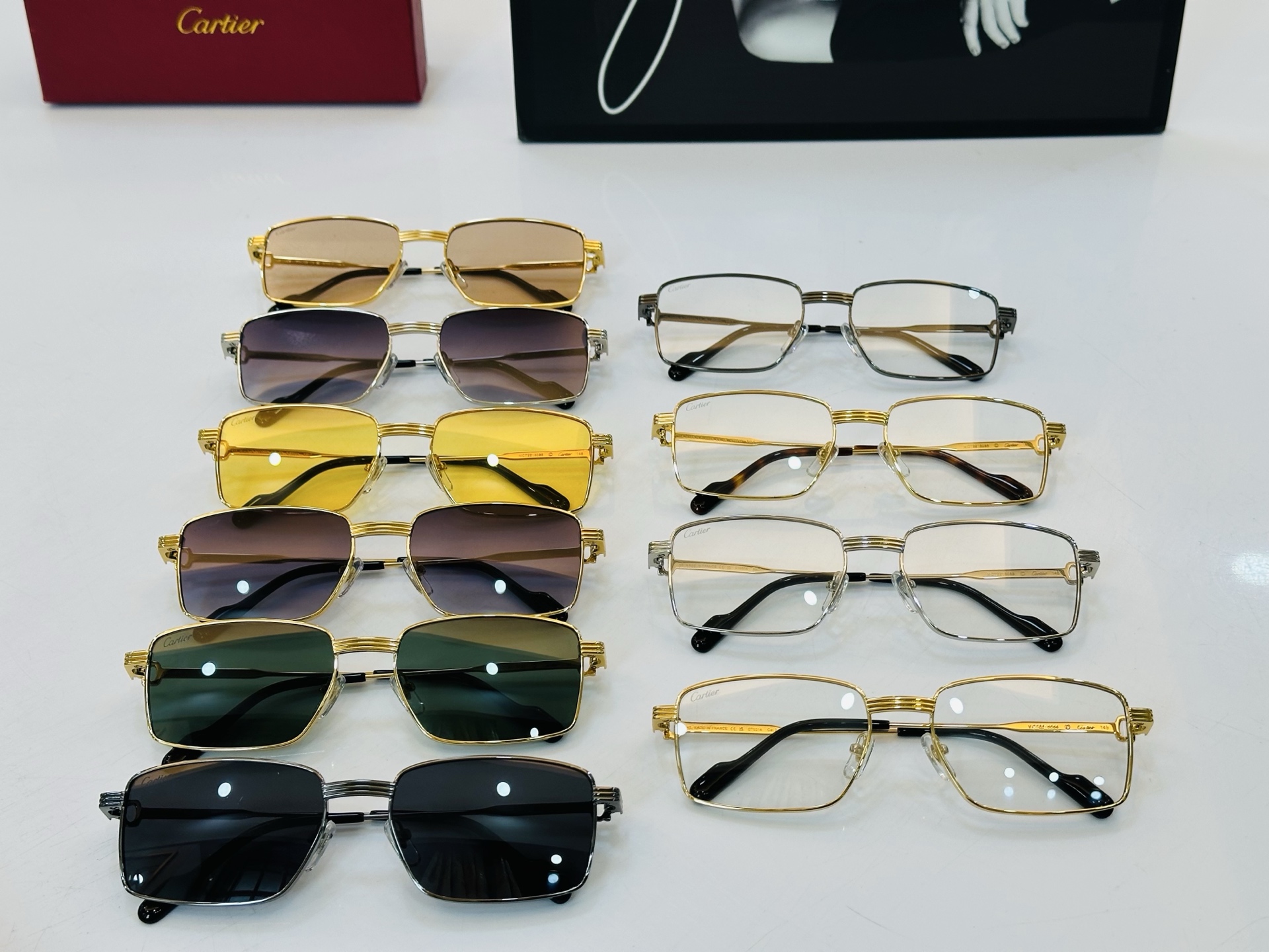 Cartie* 卡家 太阳镜 CT0314 Size：57口18-145 电镀工艺精湛气质十足！A男女同