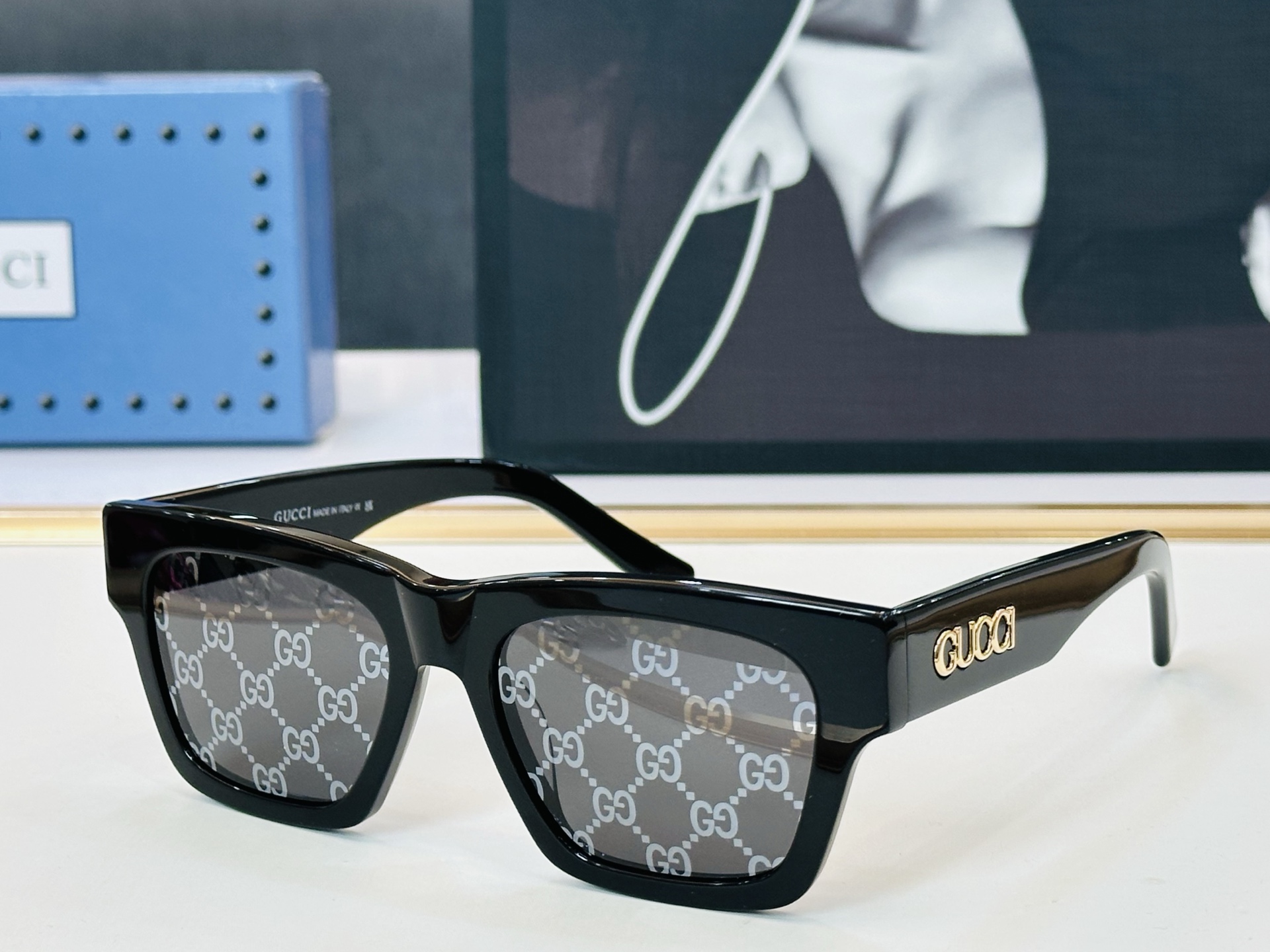 GUCC* 古家 GG1835S 🐝🐝系列 Size：52口18-145 🍁🍁 C超绝品质 。