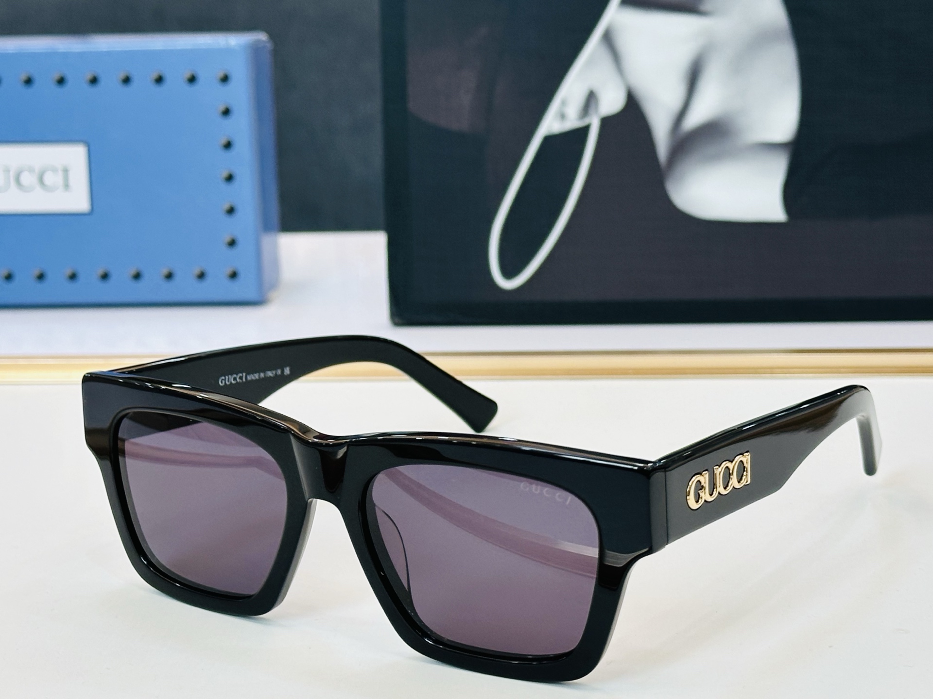 GUCC* 古家 GG1835S 🐝🐝系列 Size：52口18-145 🍁🍁 C超绝品质 。